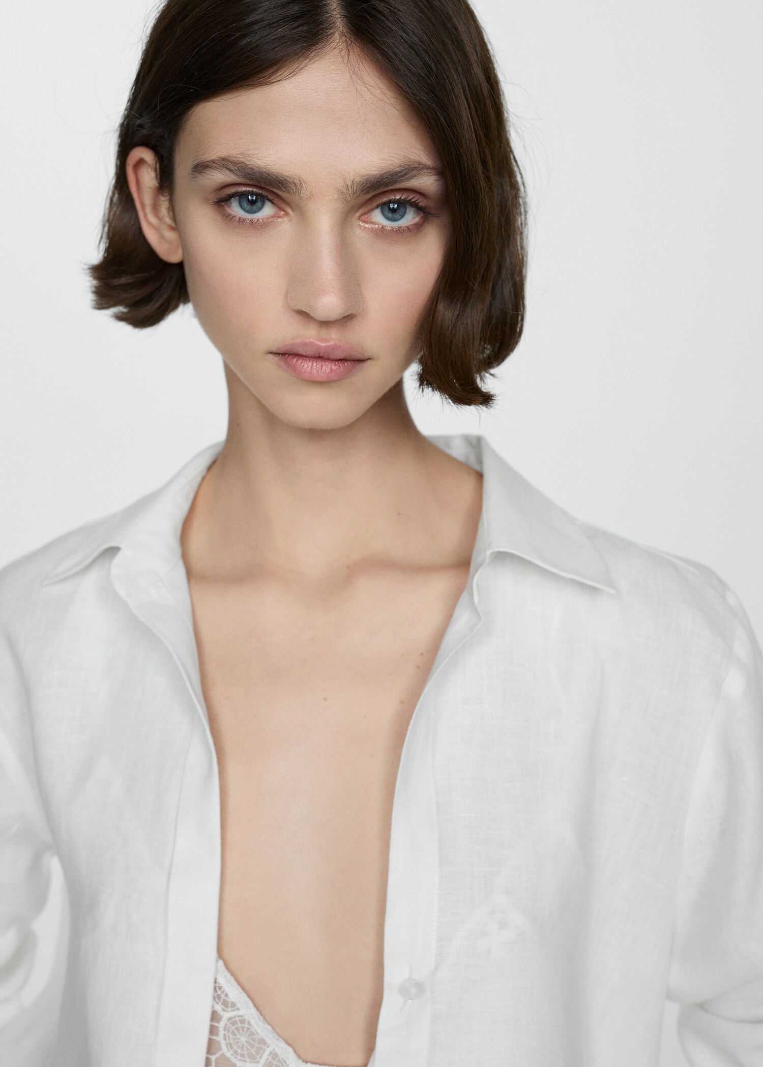 Linen 100% shirt - Details of the article 1