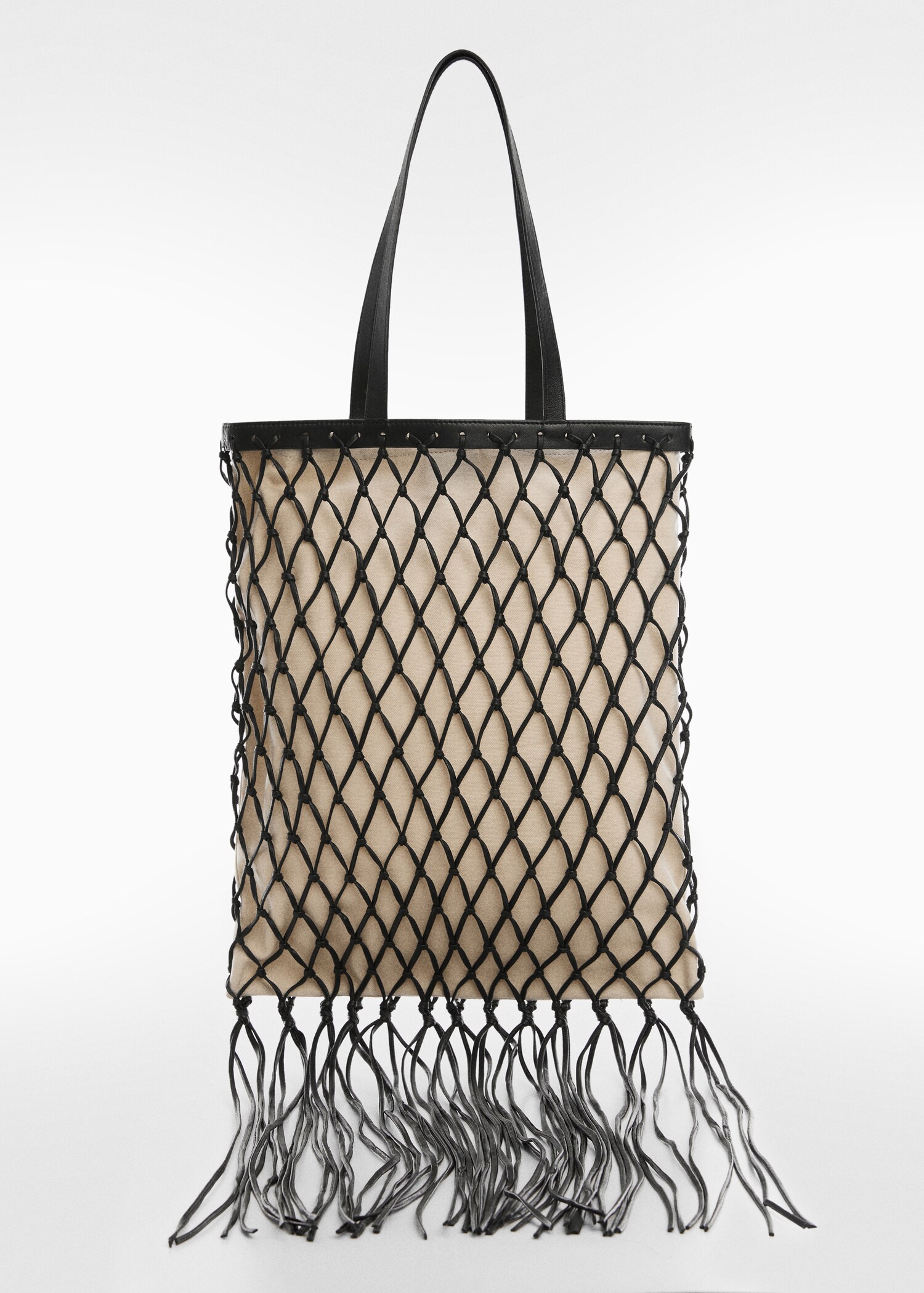 Leather shopper bag - Article without model