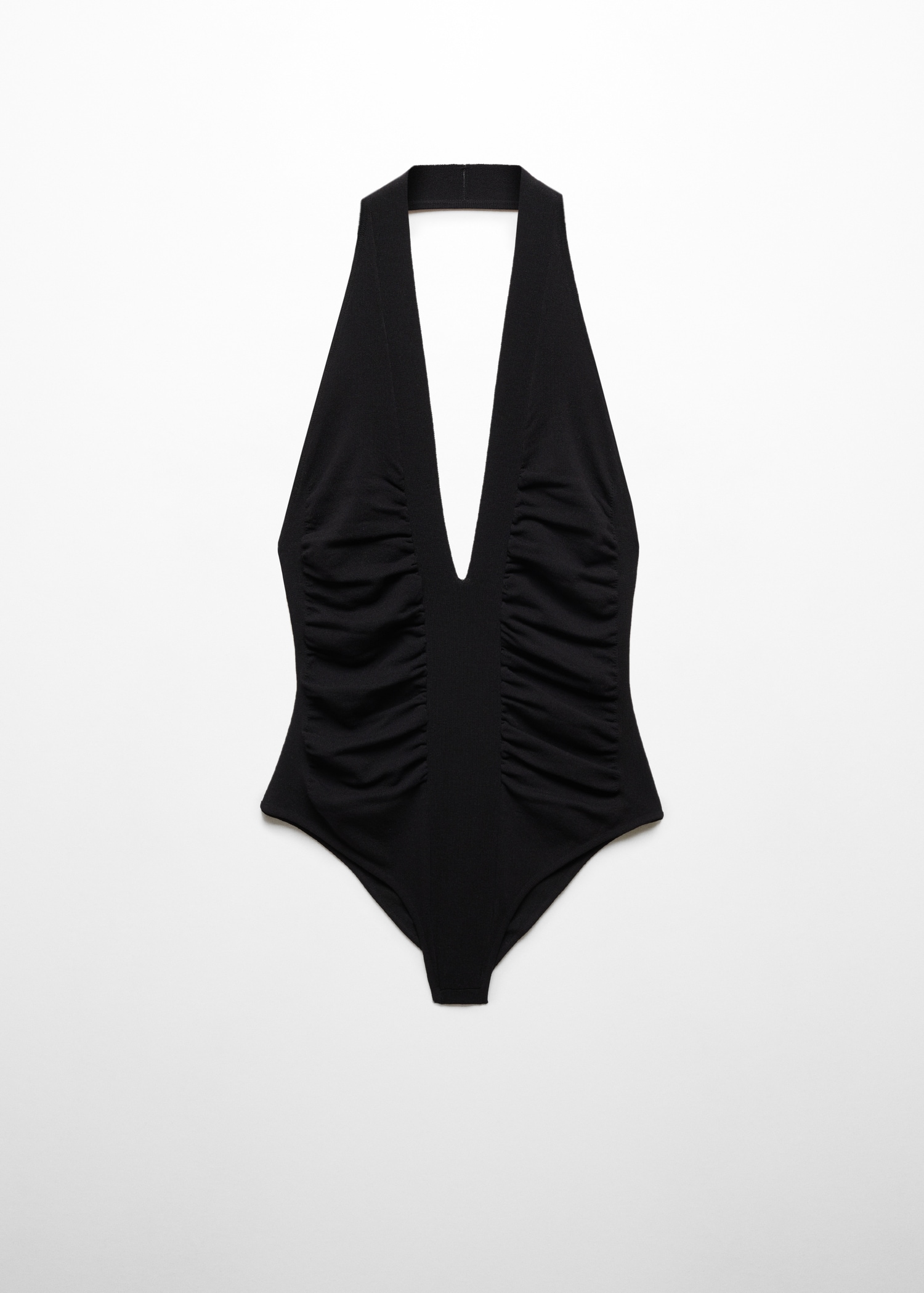 Draped halter bodysuit - Article without model