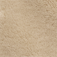 Thumbnail of Fur-effect coat with appliqués - Ecru
