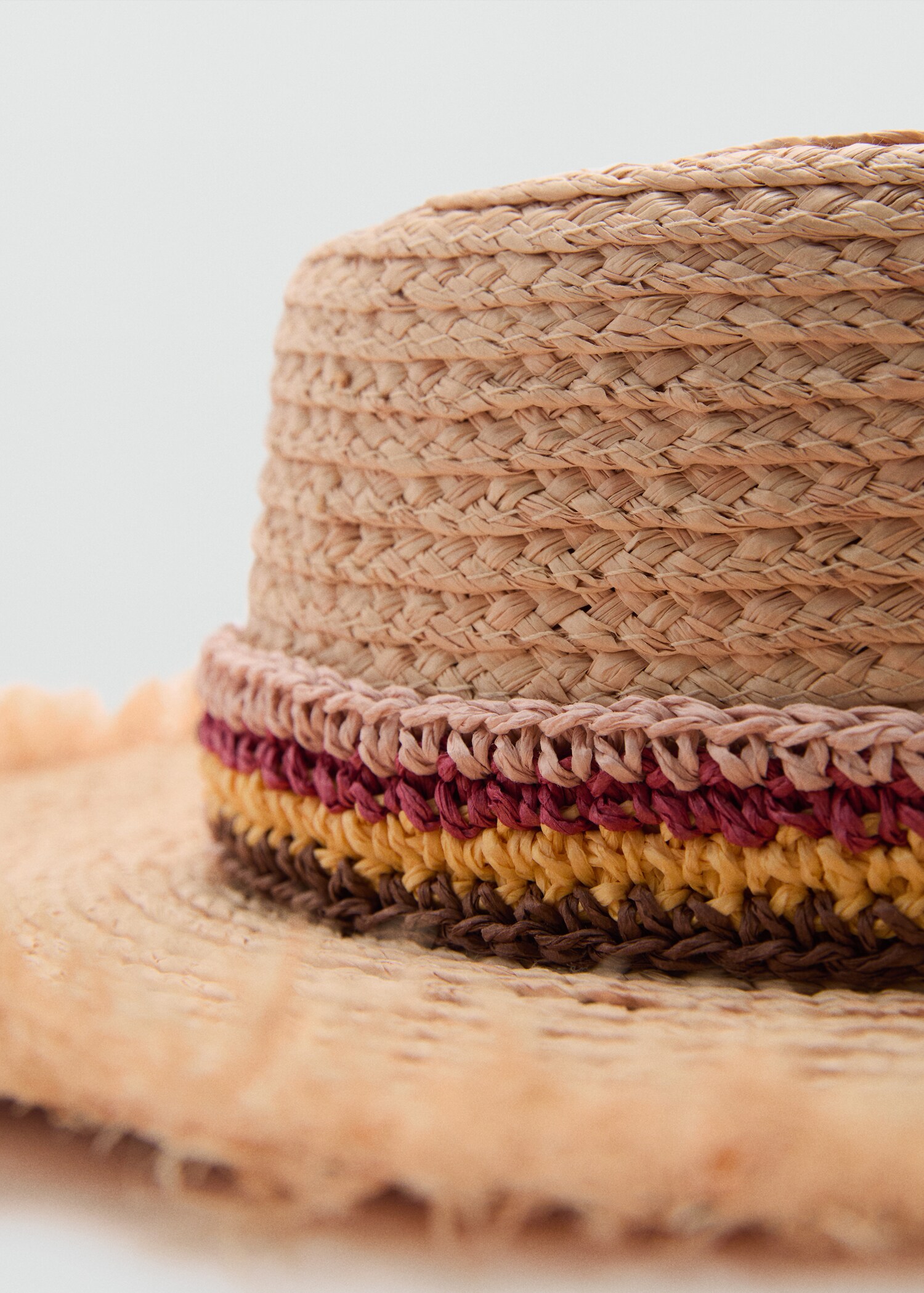 Sombrero trenzado cinta - Detalle del artículo 1