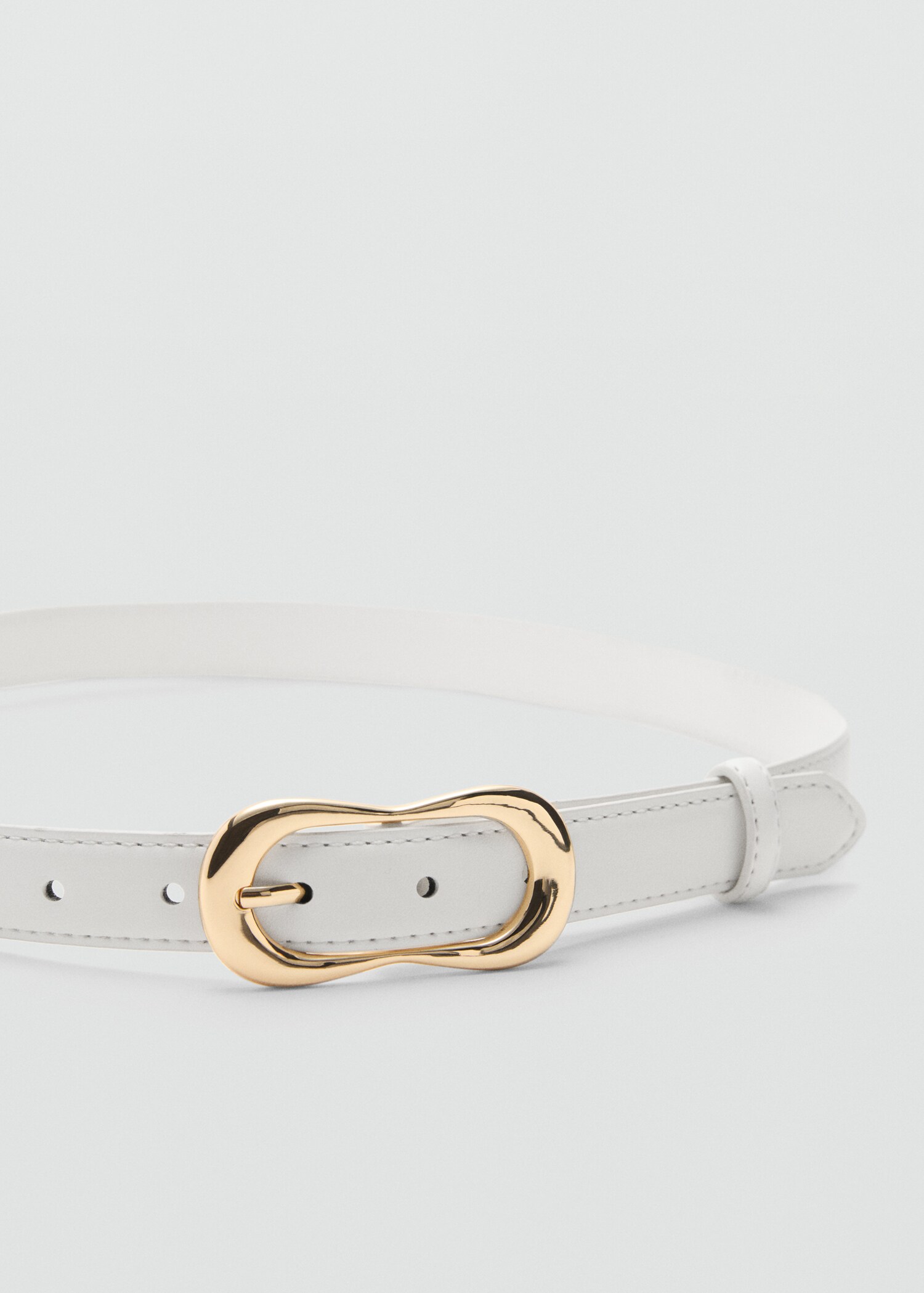 Buckle skinny belt - Medium plane