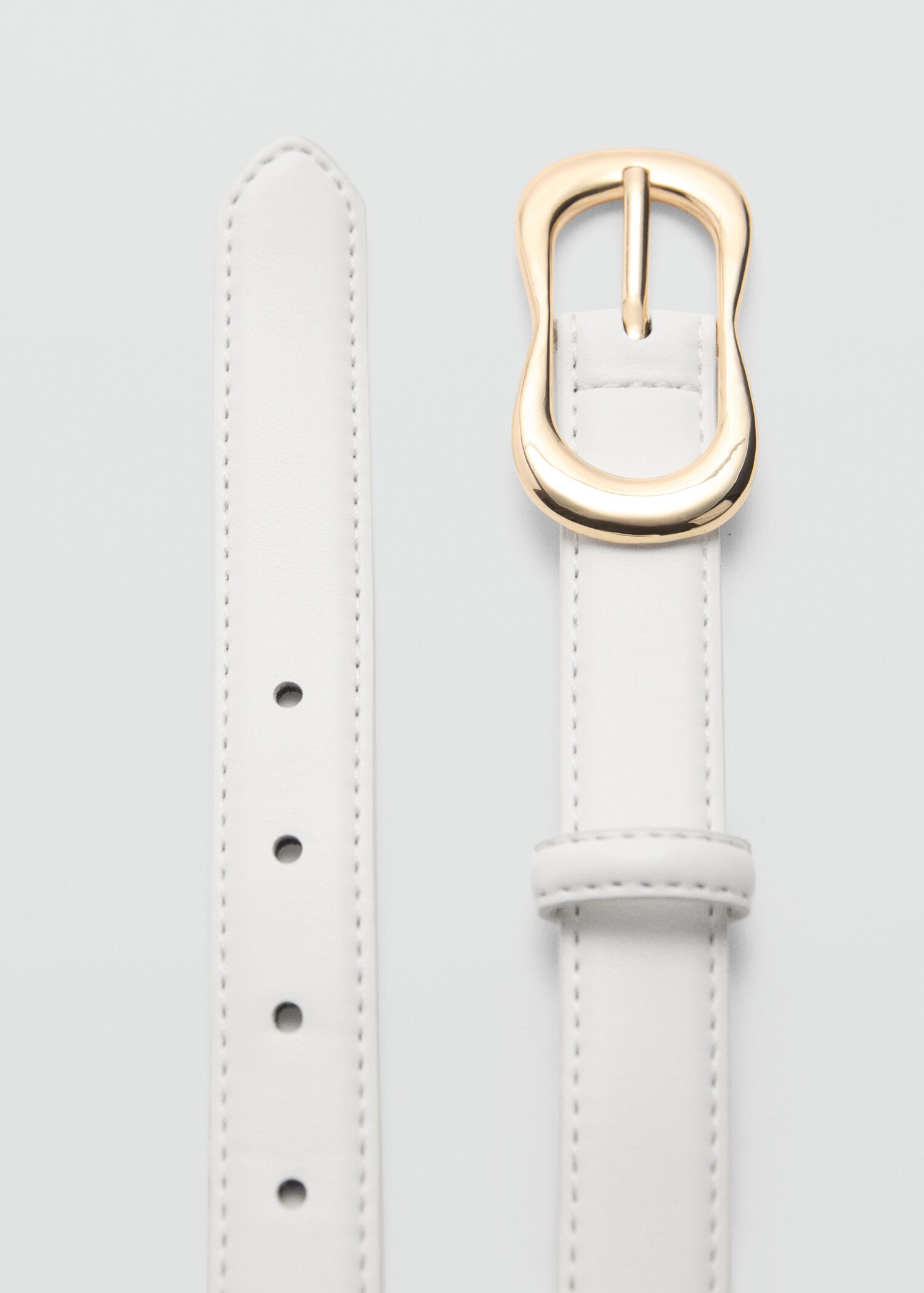 Buckle skinny belt - Details of the article 1