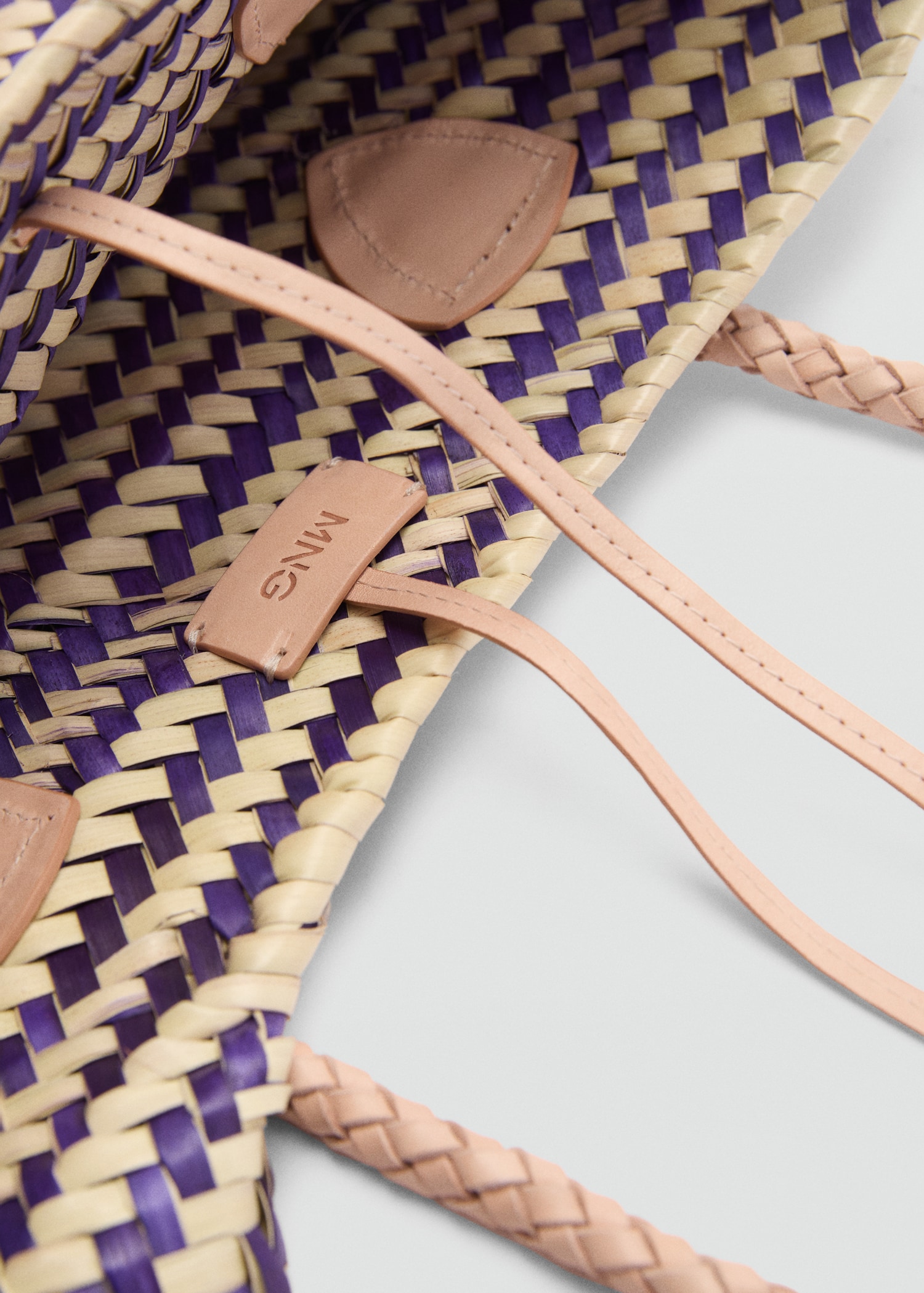 Bolso shopper asas piel Mujer MANGO Perú