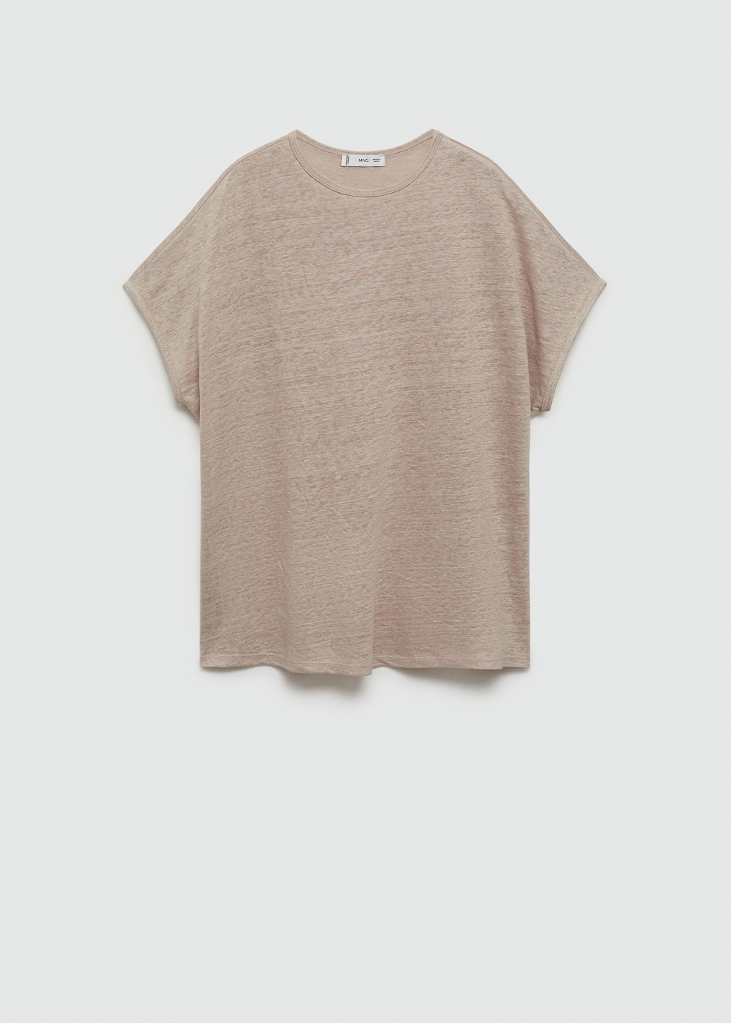 Camiseta lino manga corta Mujer MANGO Espana Peninsula y Baleares