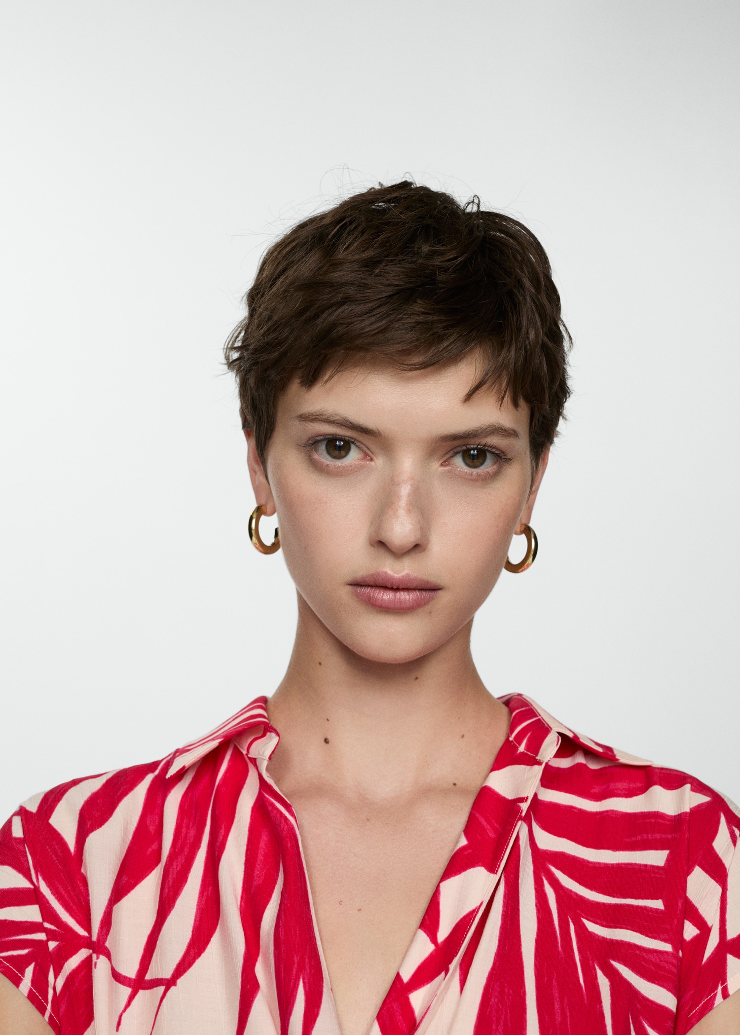 Print wrap dress - Details of the article 1