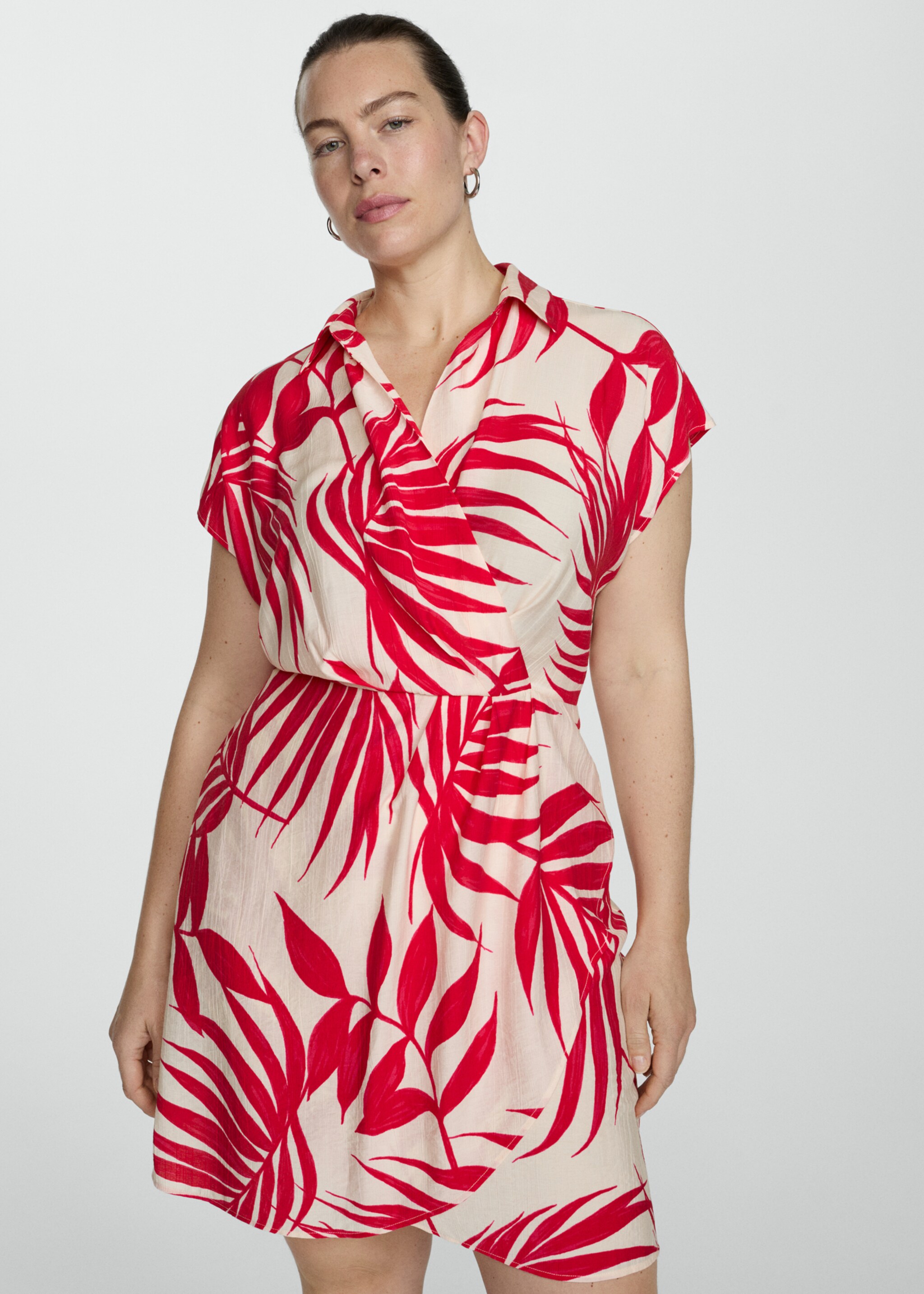 Print wrap dress - Details of the article 5