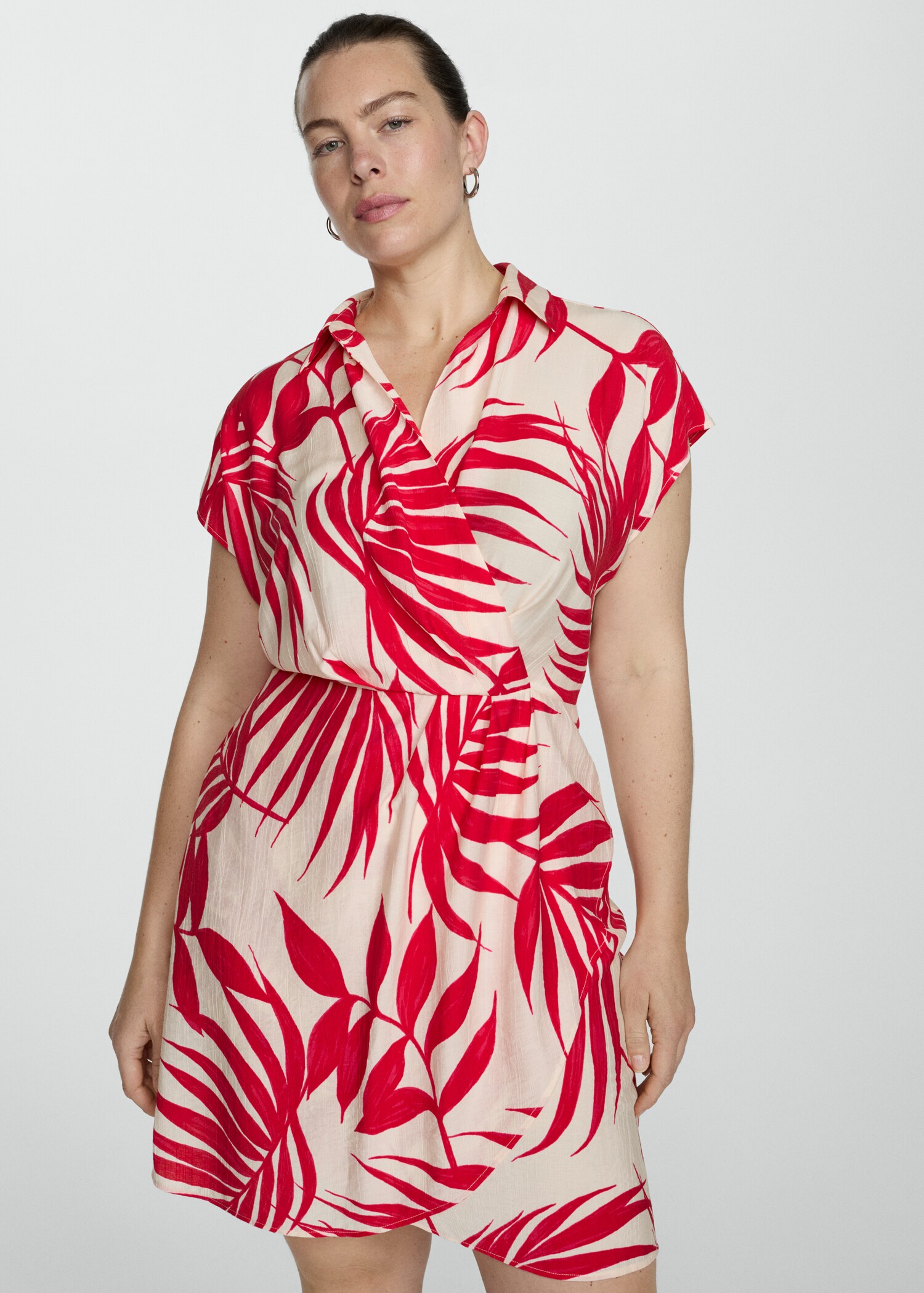 Print wrap dress - Details of the article 5