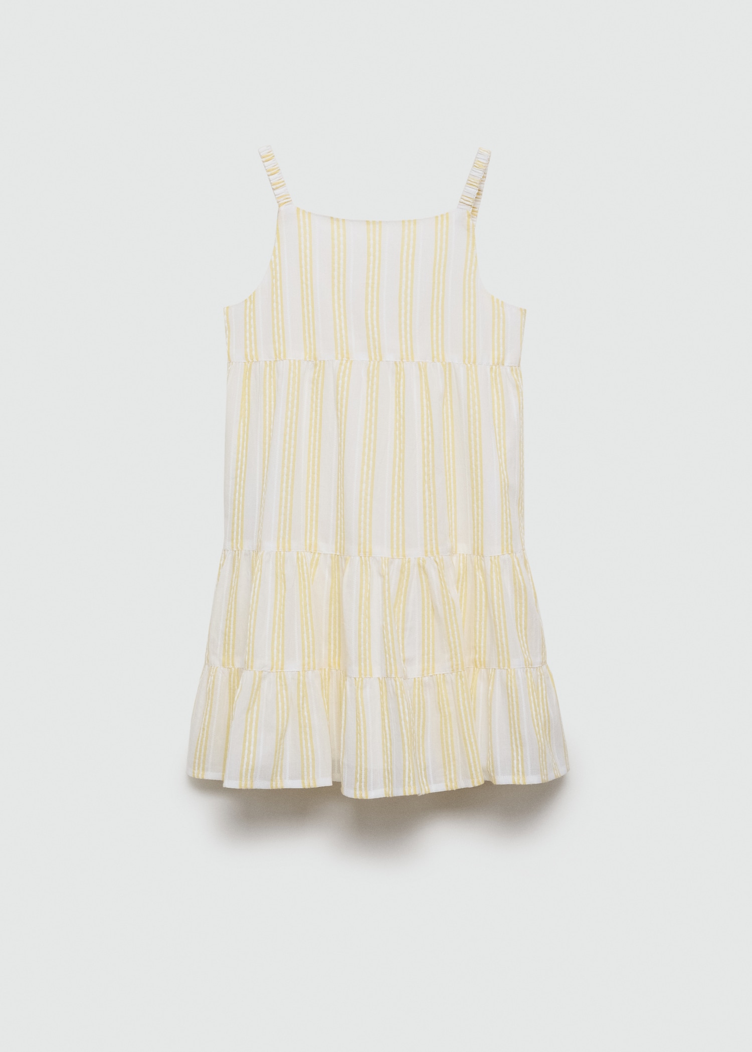 Ruffled striped dress - Article without model