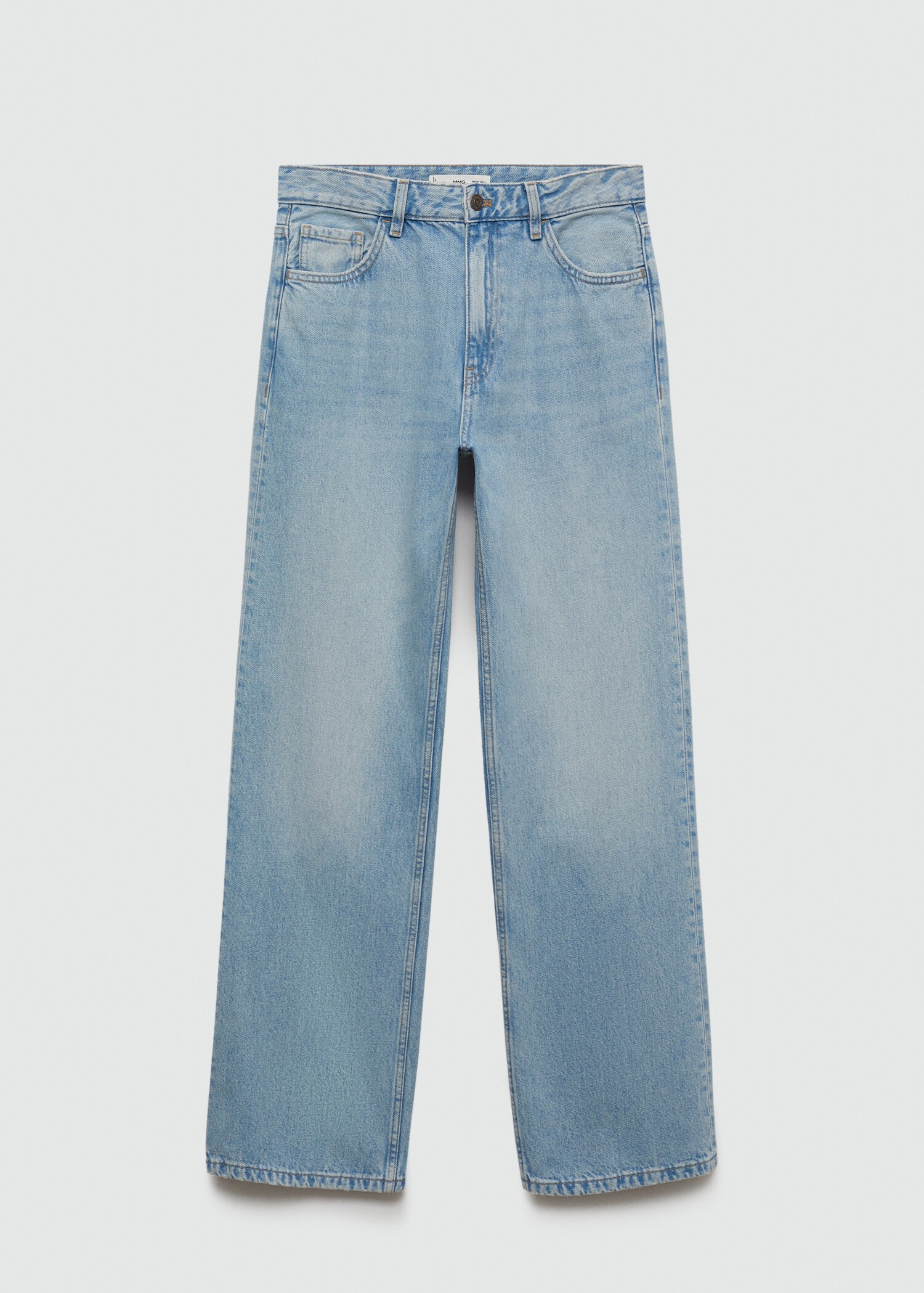 Mid-rise straight jeans - Article without model