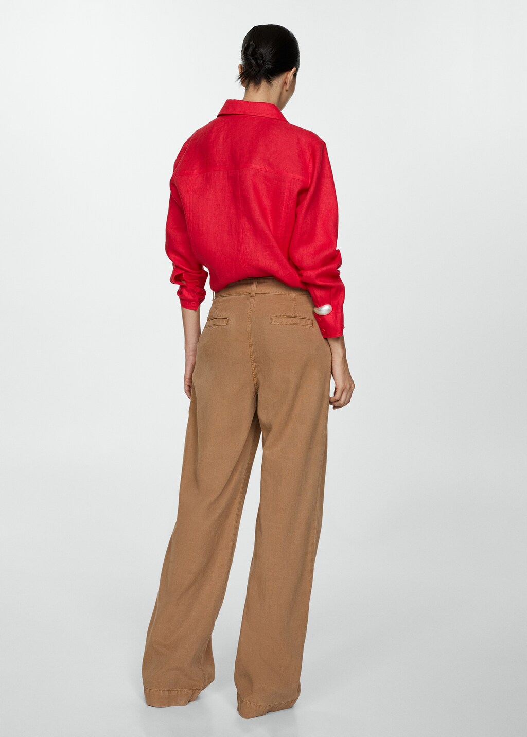 Mango pantalon fluido hotsell