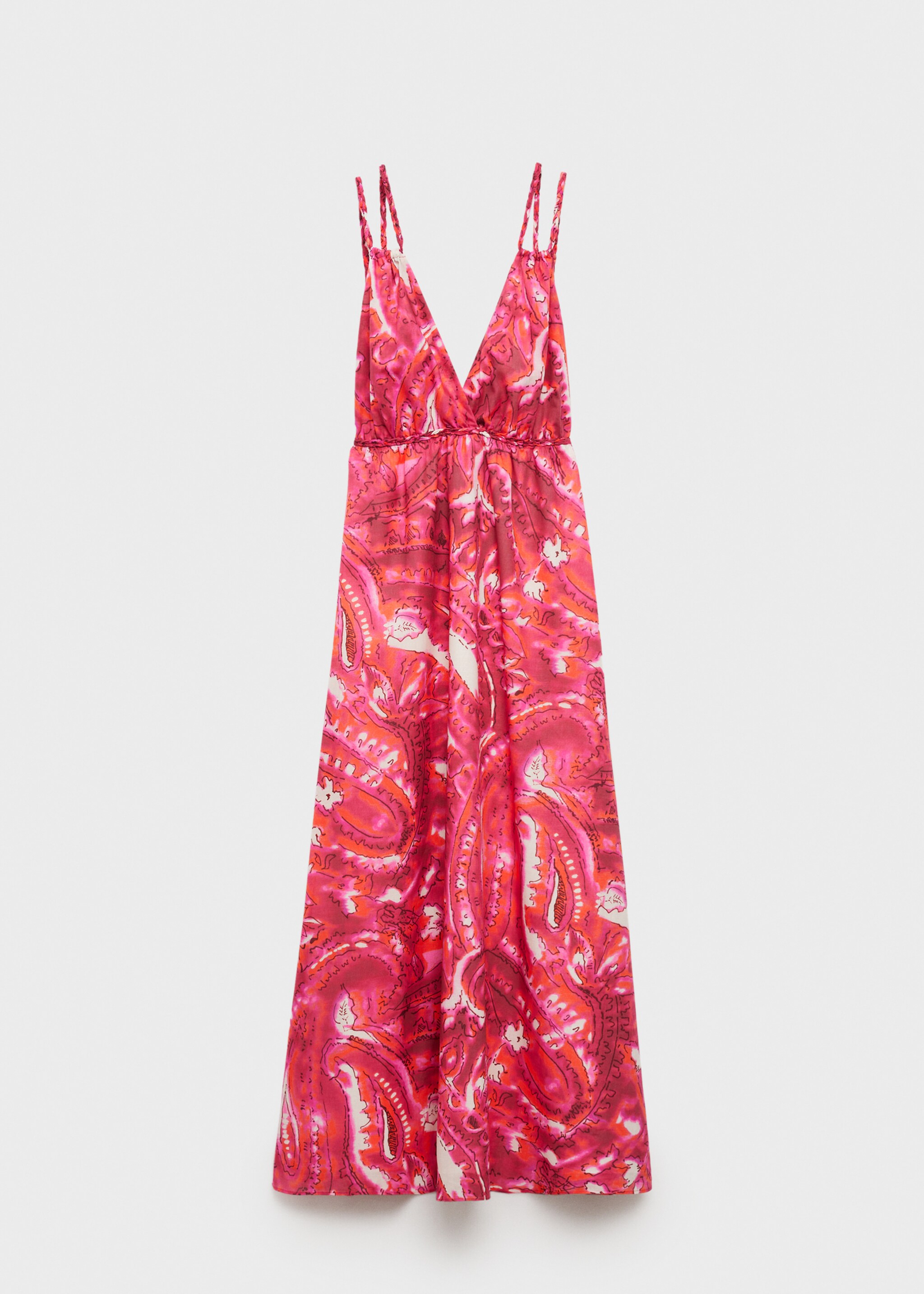 Vestido estampado doble tirante - Artículo sin modelo