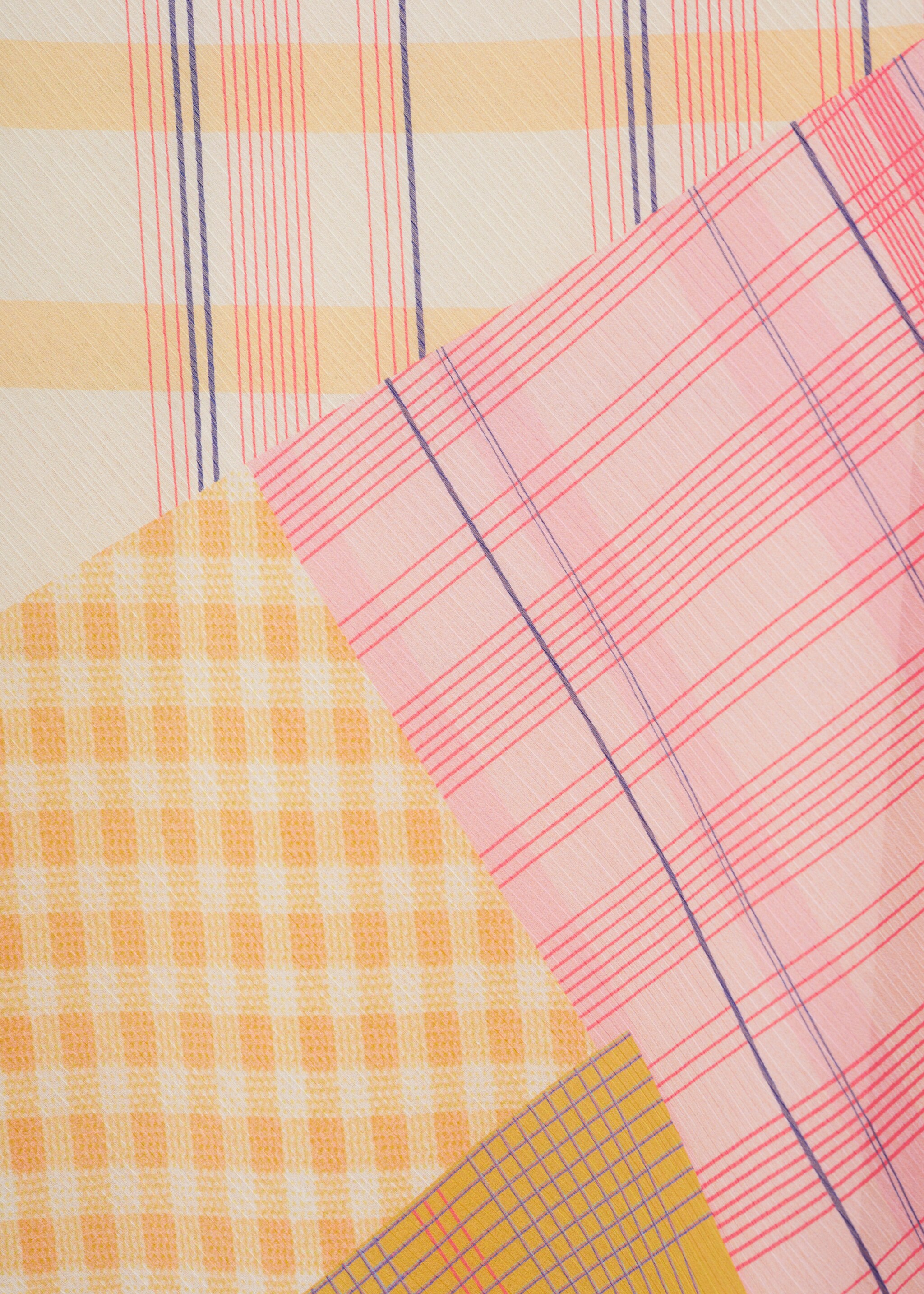 Printed halter-neck dress - Details of the article 0