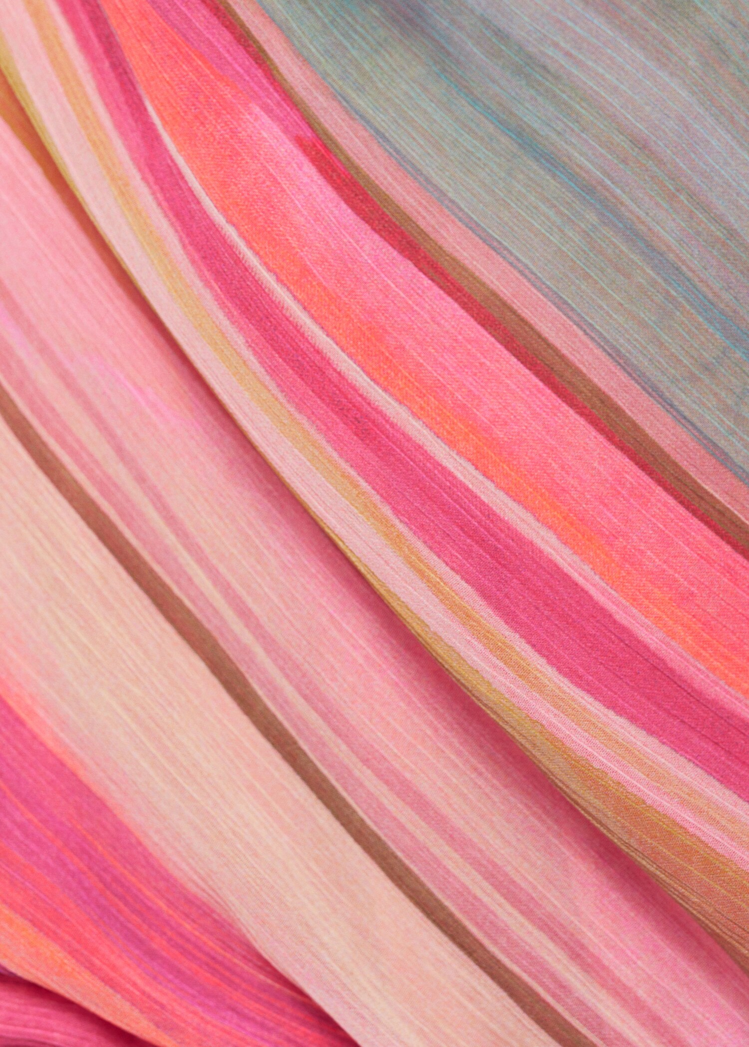 Striped asymmetrical dress - Details of the article 8