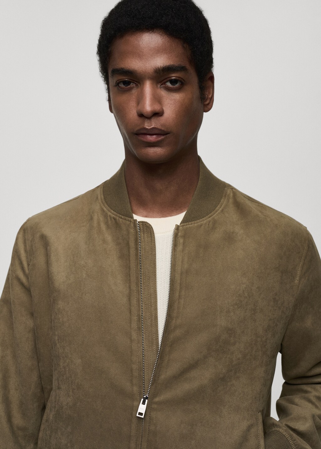Bomber imitation daim homme hotsell
