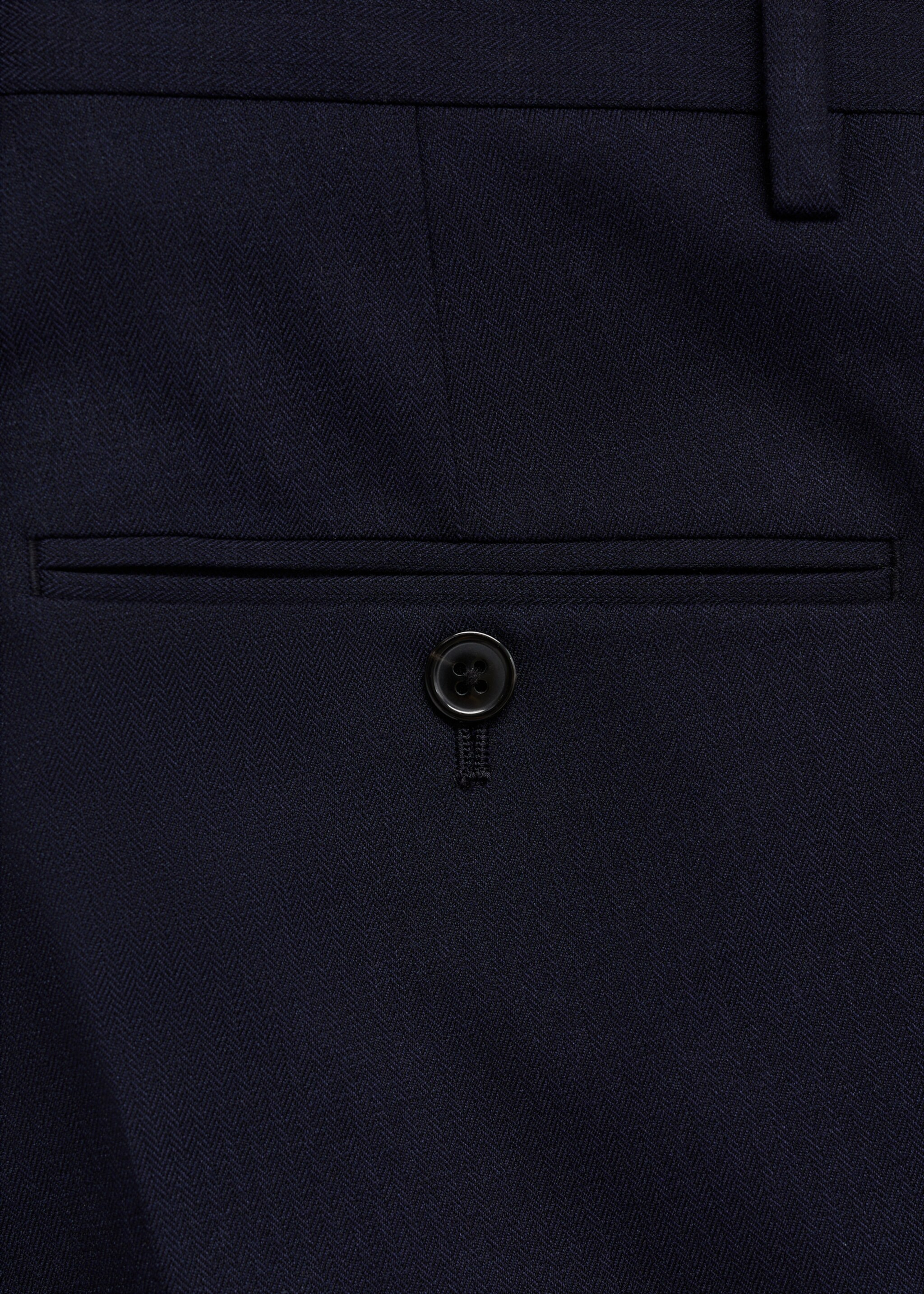 Pantalón traje slim fit tejido comfort stretch - Detalle del artículo 0