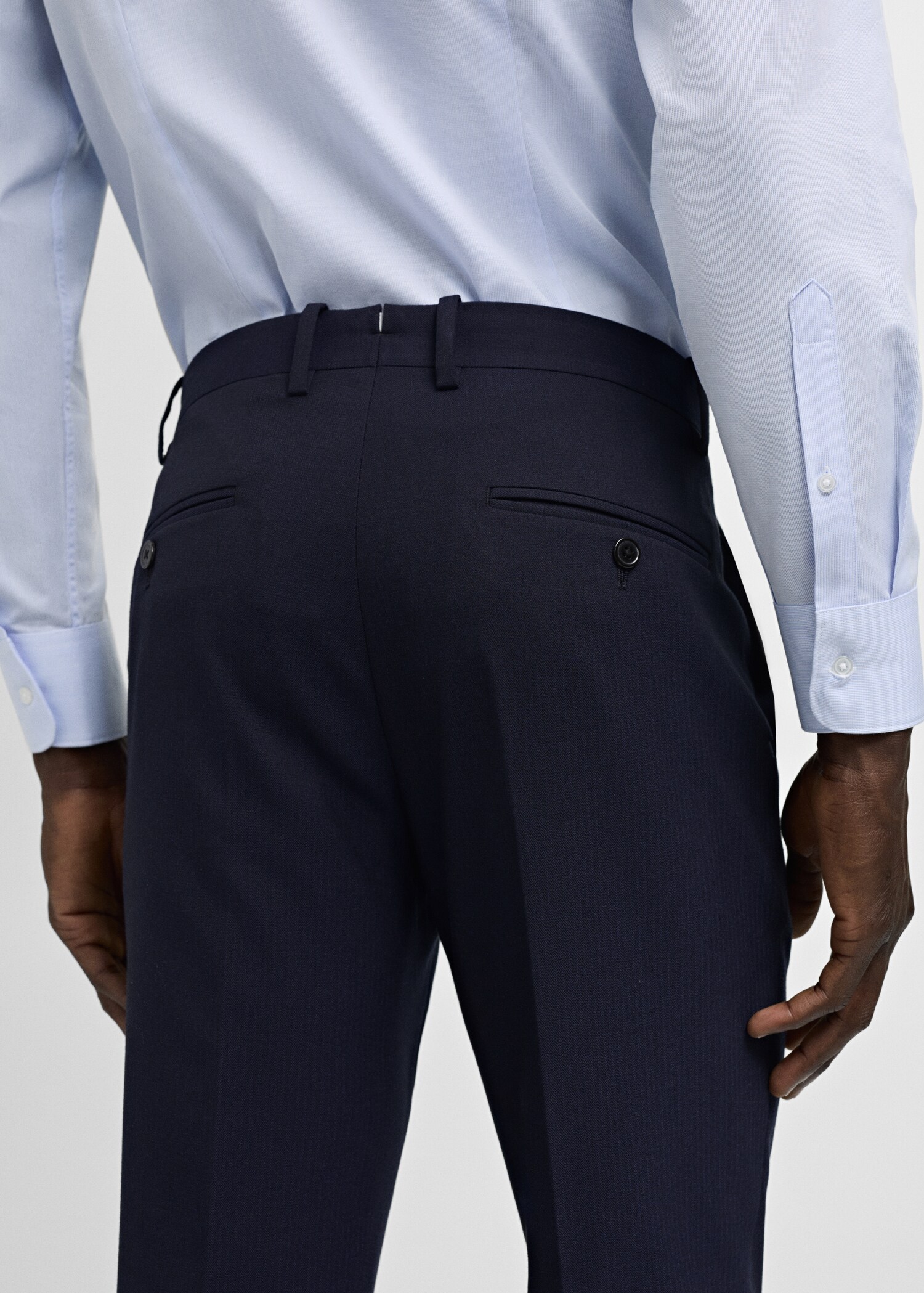 Slim Fit-Anzughose aus Comfort-Stretch-Gewebe - Detail des Artikels 2