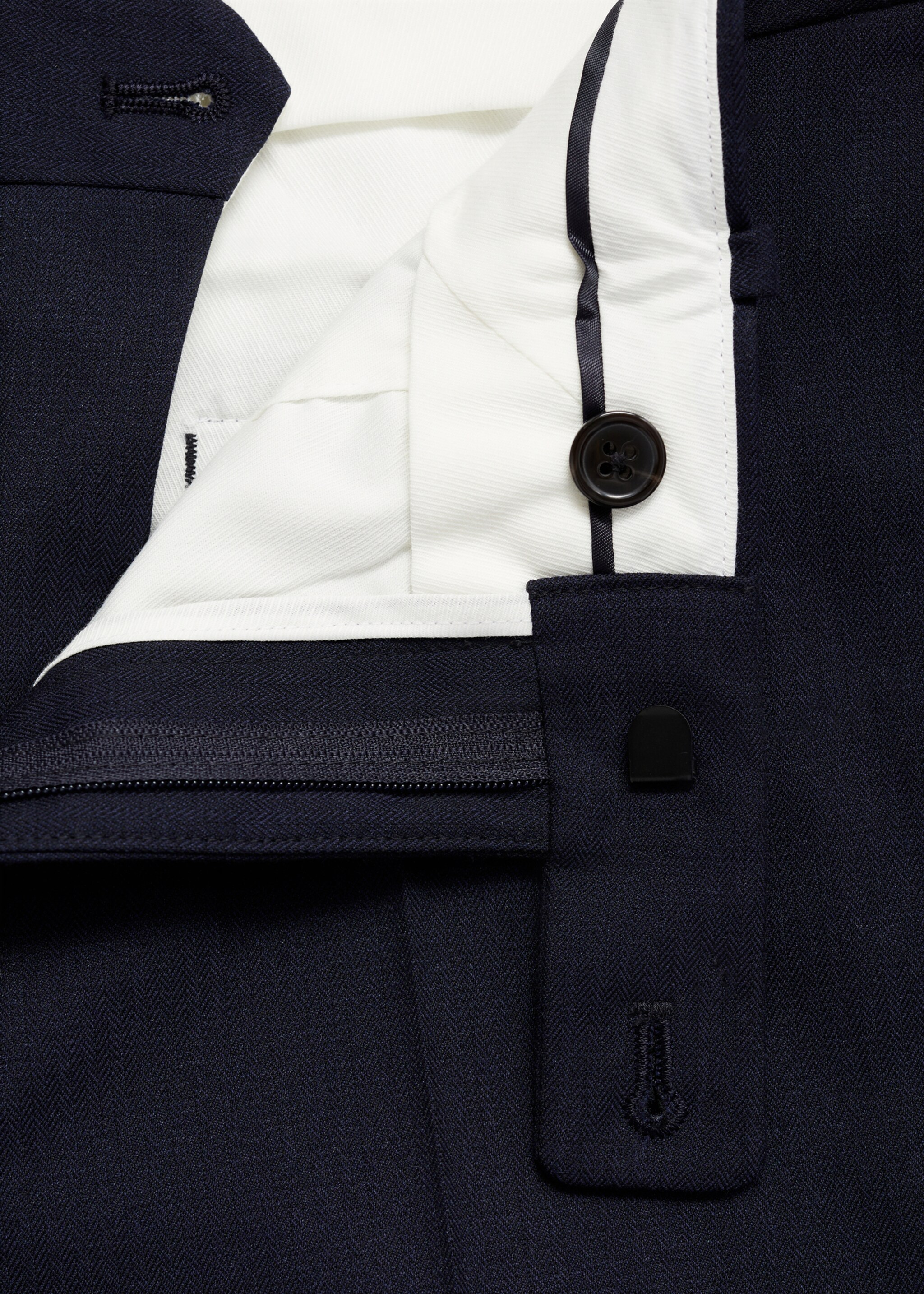 Pantalón traje slim fit tejido comfort stretch - Detalle del artículo 8