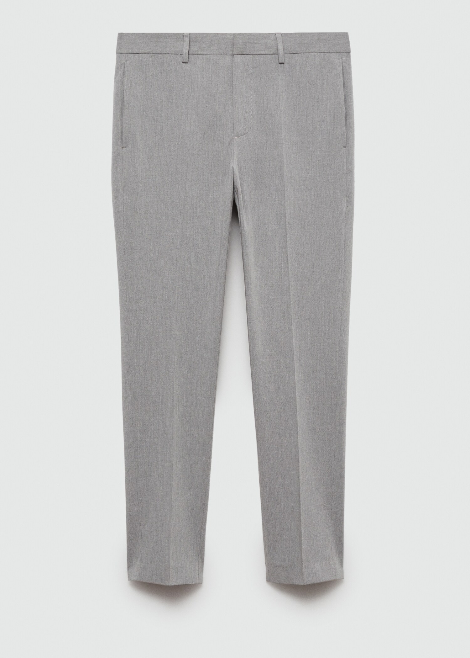 Stretch fabric super slim-fit suit trousers - Article without model