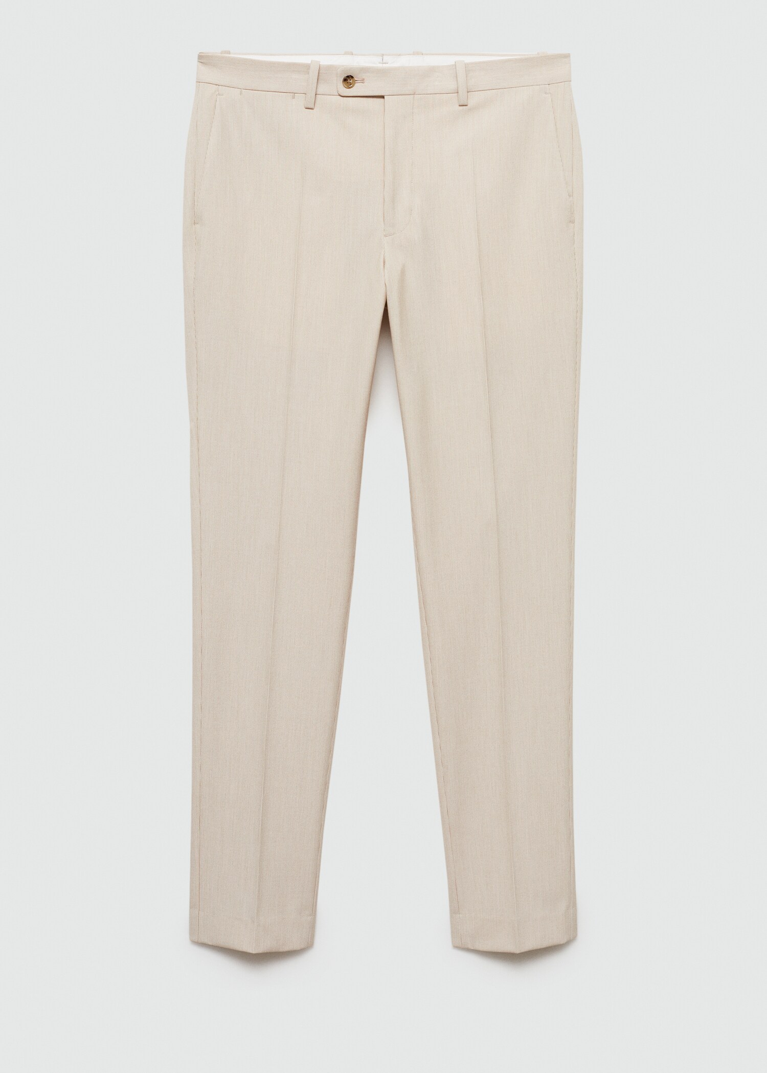 Stretch fabric slim-fit suit pants - Article without model