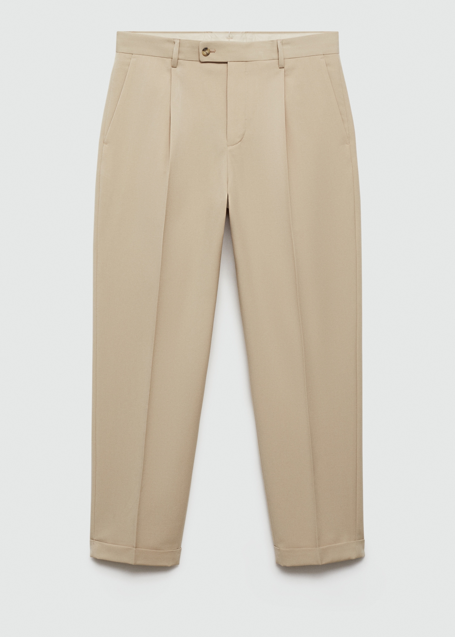 Regular fit suit trousers - Article without model