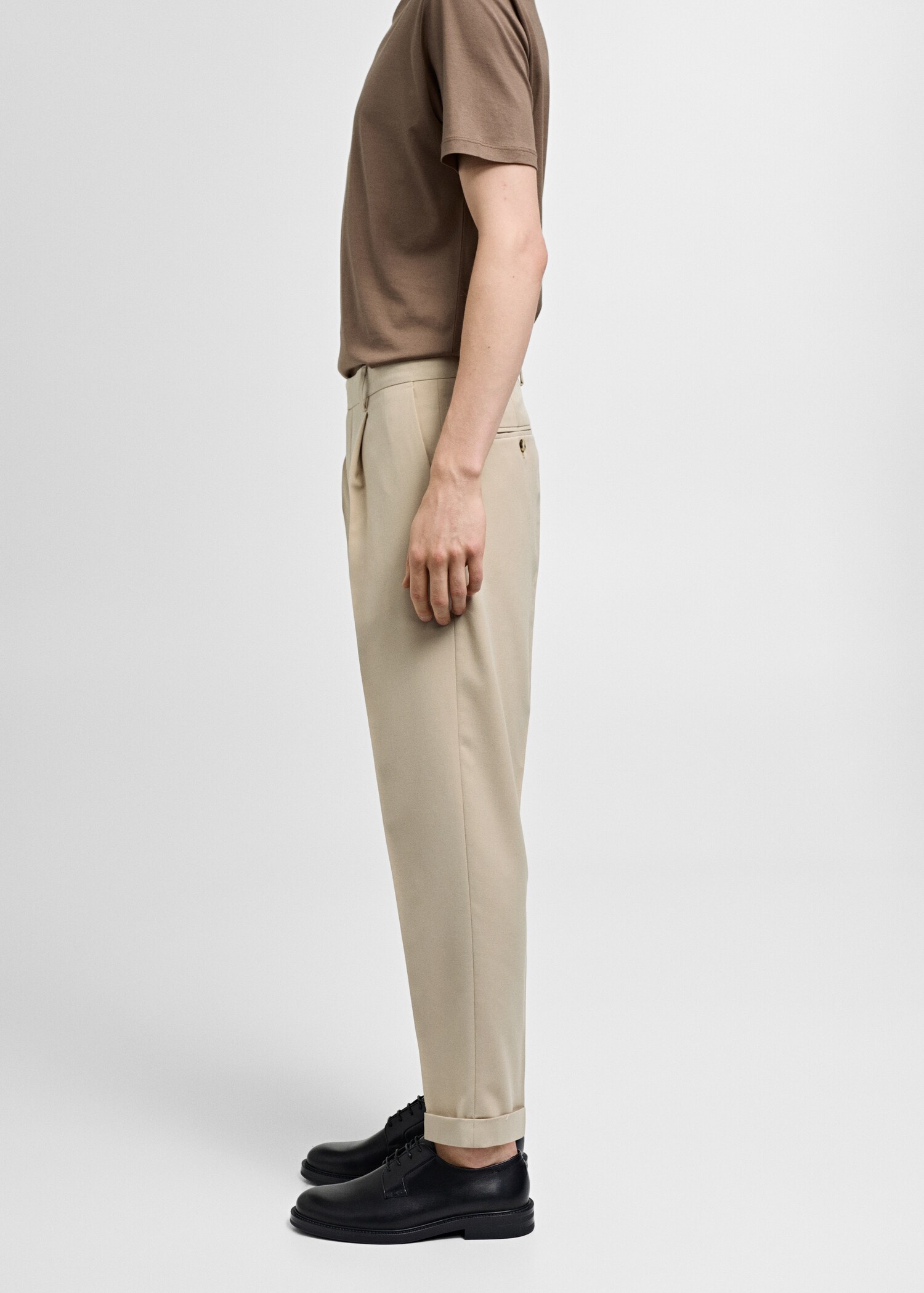 Regular fit suit trousers - Details of the article 2