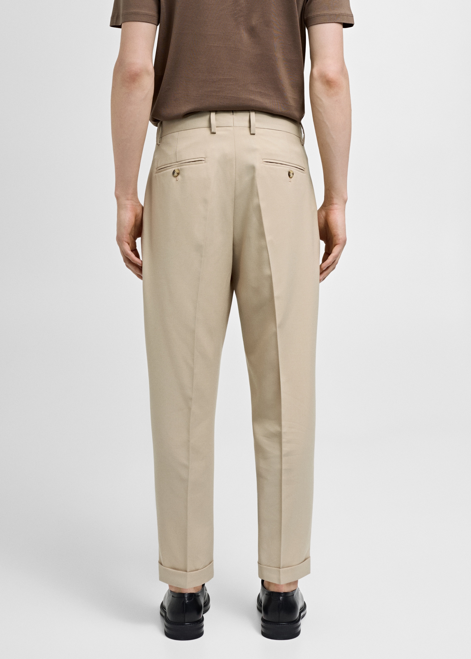 Regular fit suit trousers - Reverse of the article