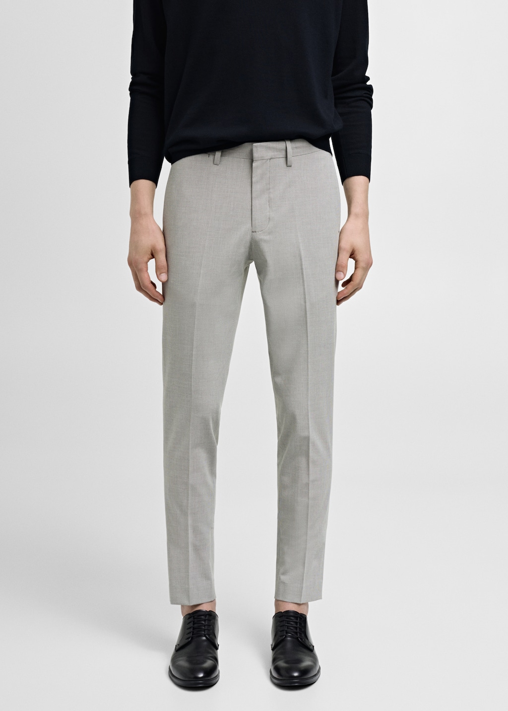Mango Super Slim Fit-Anzughose aus Stretchstoff