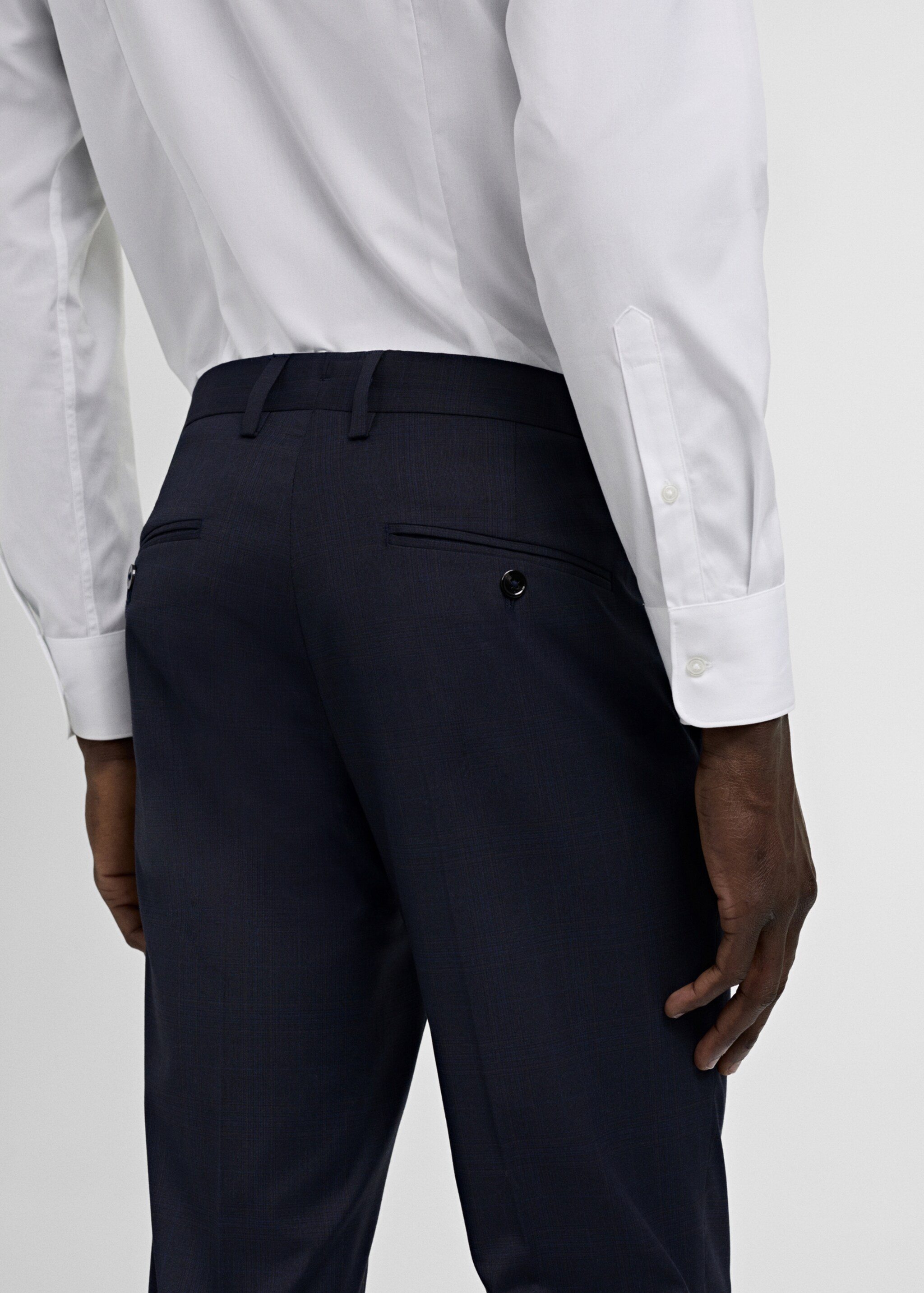 Milan slim-fit suit trousers - Details of the article 2