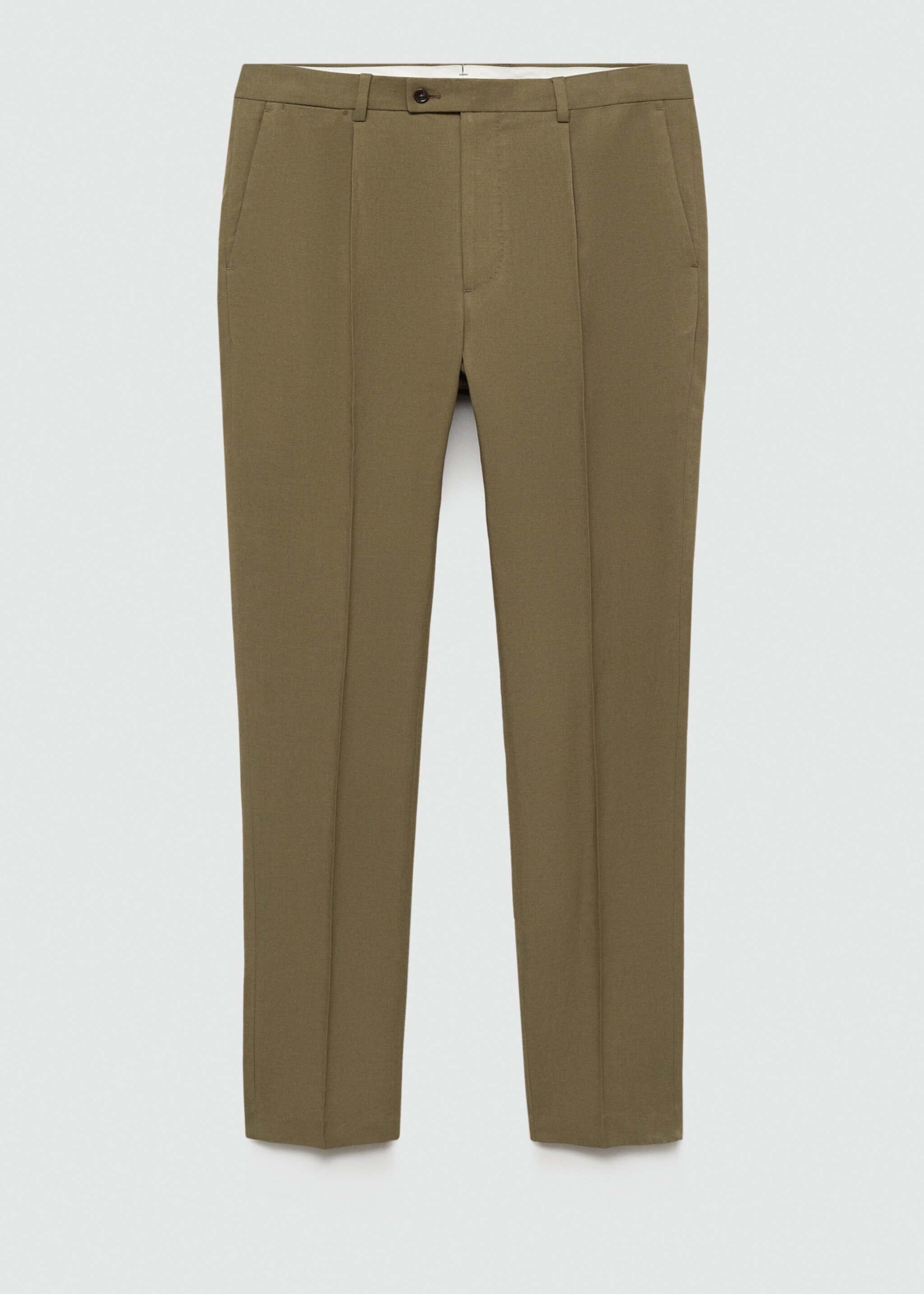 Slimfit Tencel™ suit trousers with pleats - Article without model