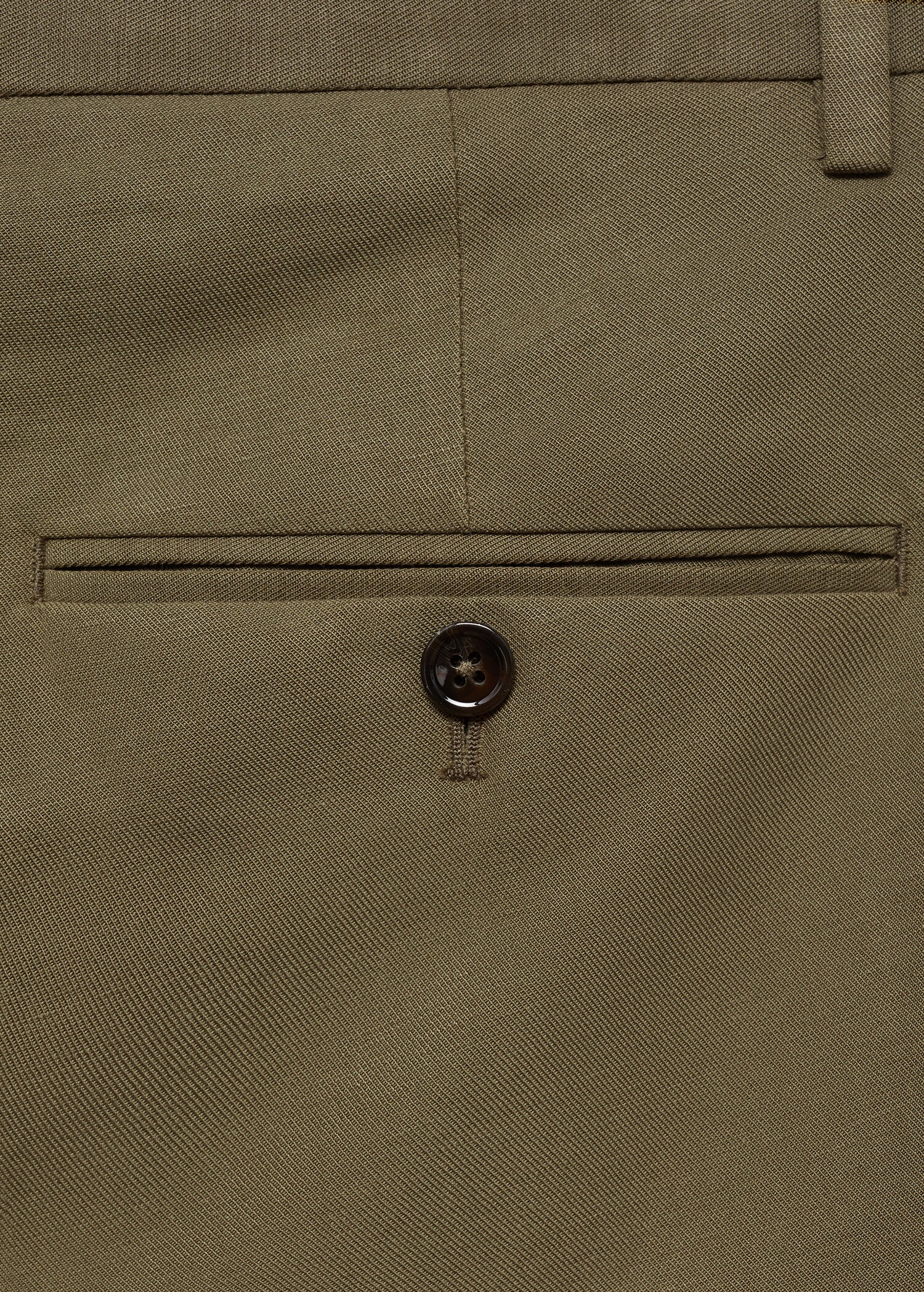 Slimfit Tencel™ suit trousers with pleats - Details of the article 0