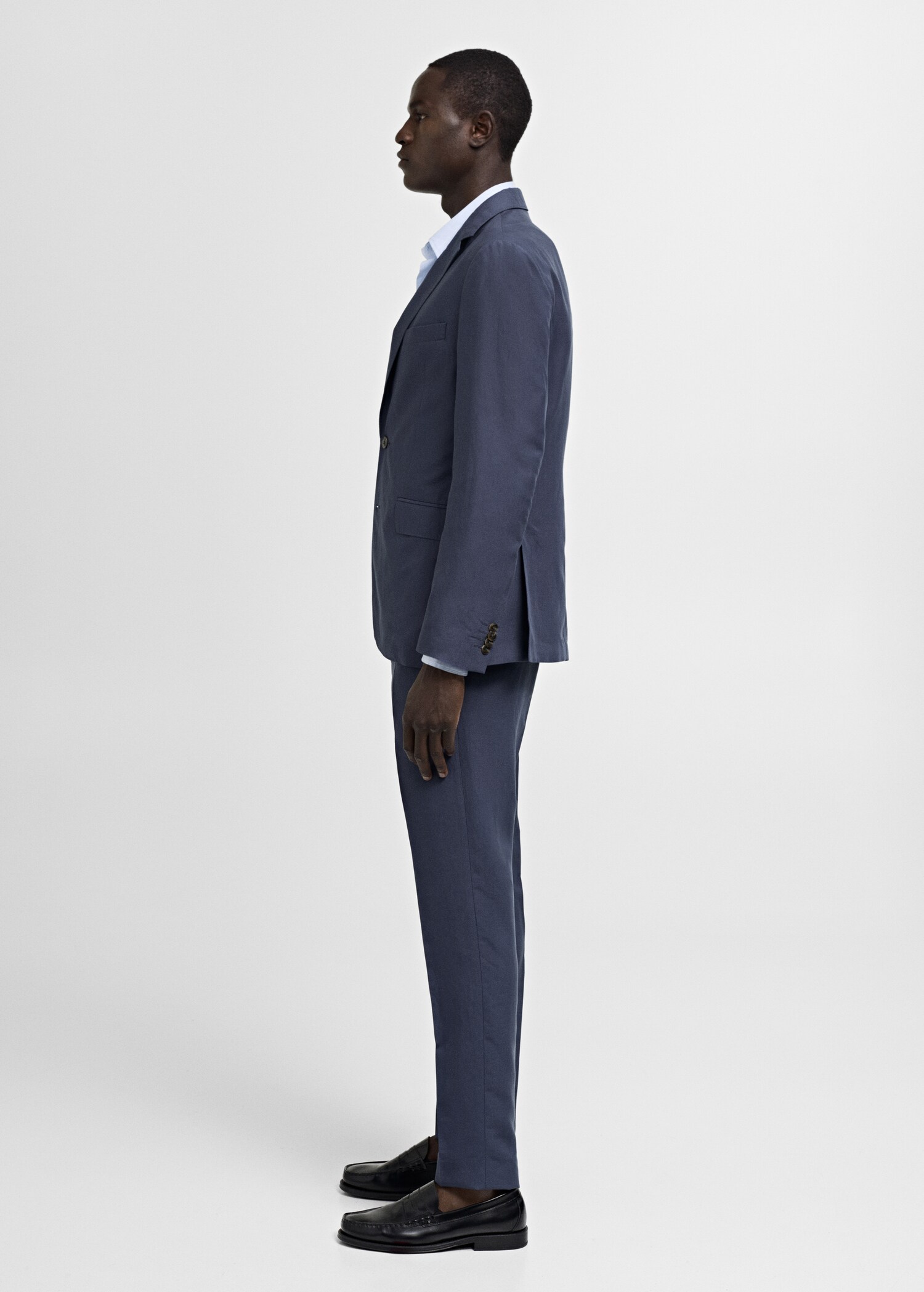 Pantalón traje slim fit tejido comfort stretch - Detalle del artículo 1