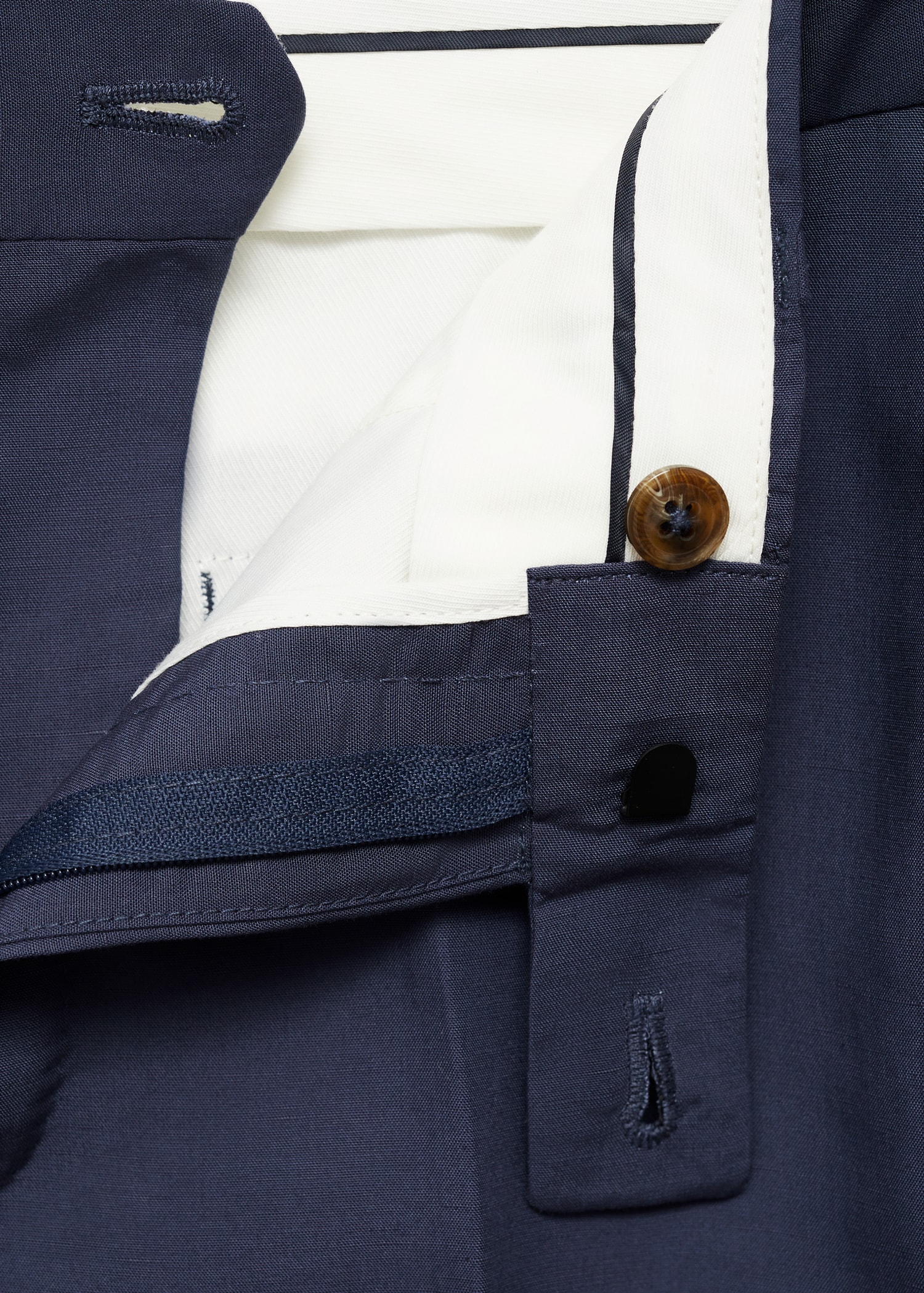 Pantalón traje slim fit tejido comfort stretch - Detalle del artículo 8