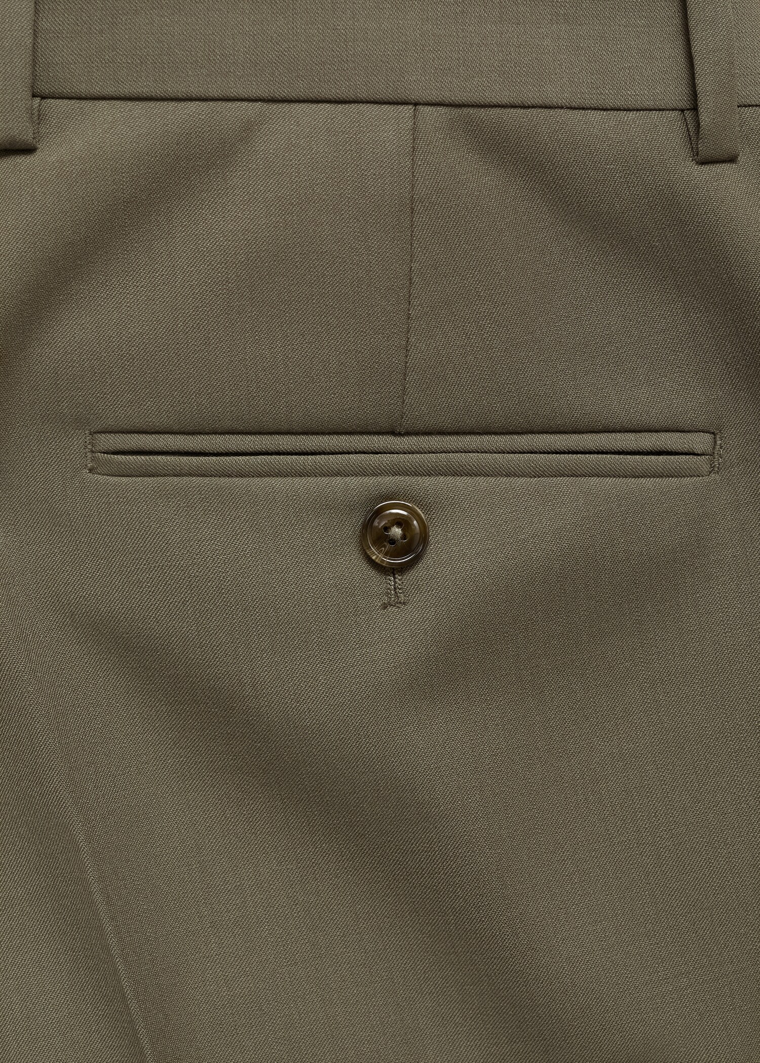 Pantalón traje slim fit 100% lana virgen - Detalle del artículo 0