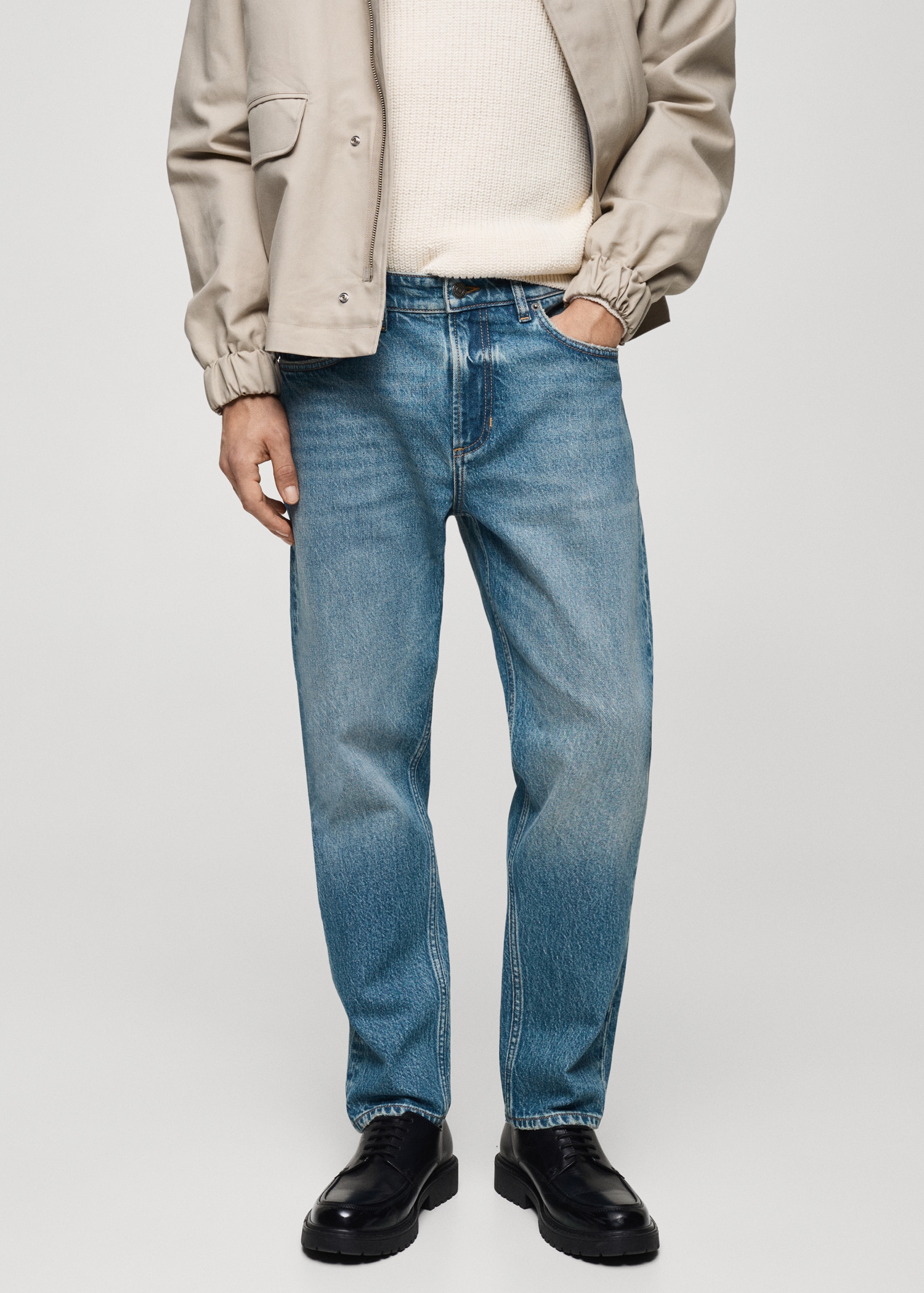 Jeans Ben tapered fit - Medium plane