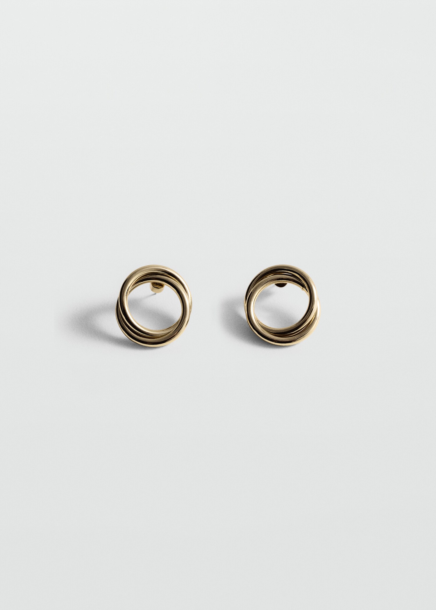 Boucles d'oreilles circulaires entrelacées - Article sans modèle