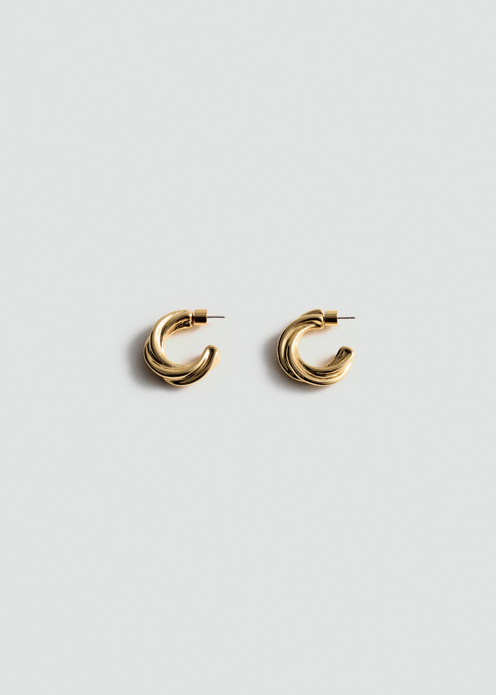Intertwined hoop earrings - Article without model