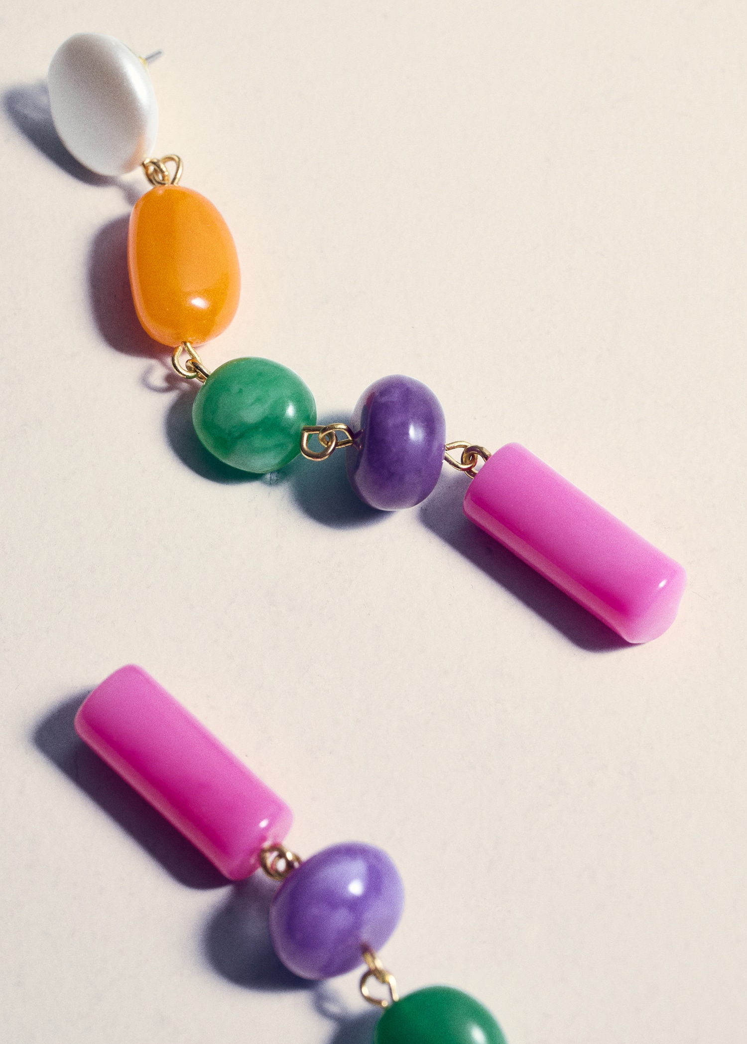 Boucles d'oreilles perles pendantes - Détail de l'article 5