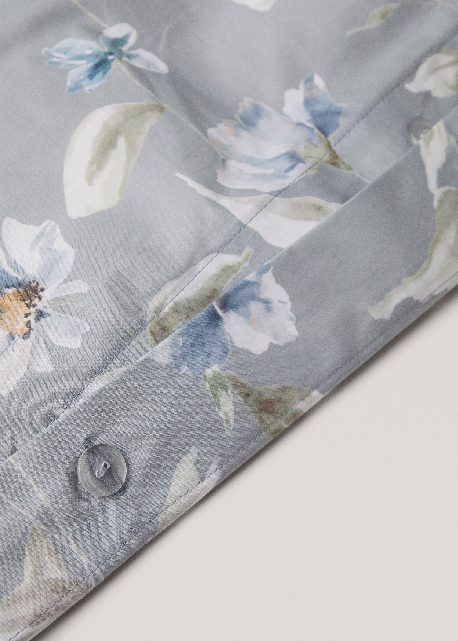 Duvet cover 100 cotton flowers design bed 180cm Home MANGO Netherlands