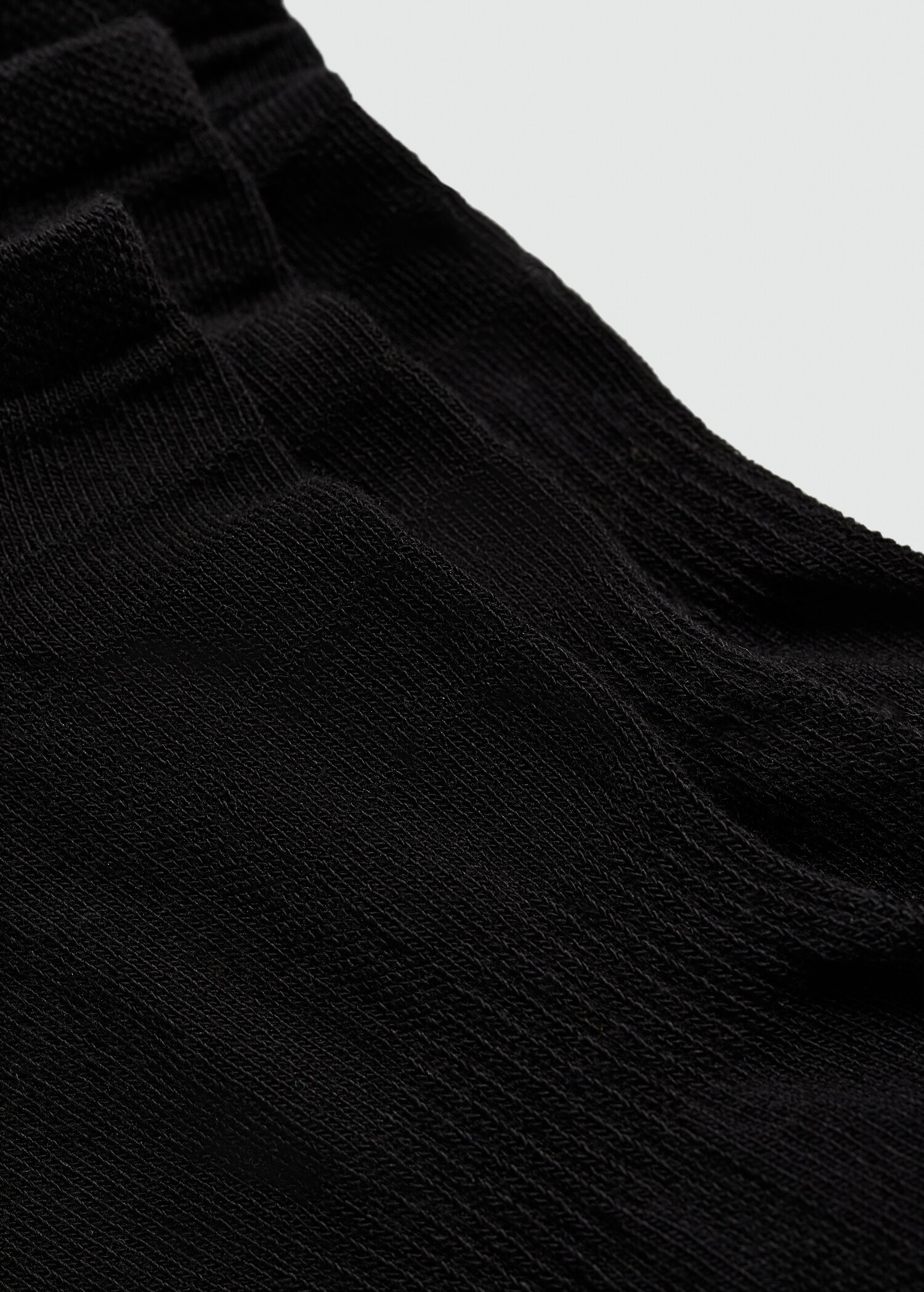 3er-Pack unifarbene Baumwollsocken - Detail des Artikels 8