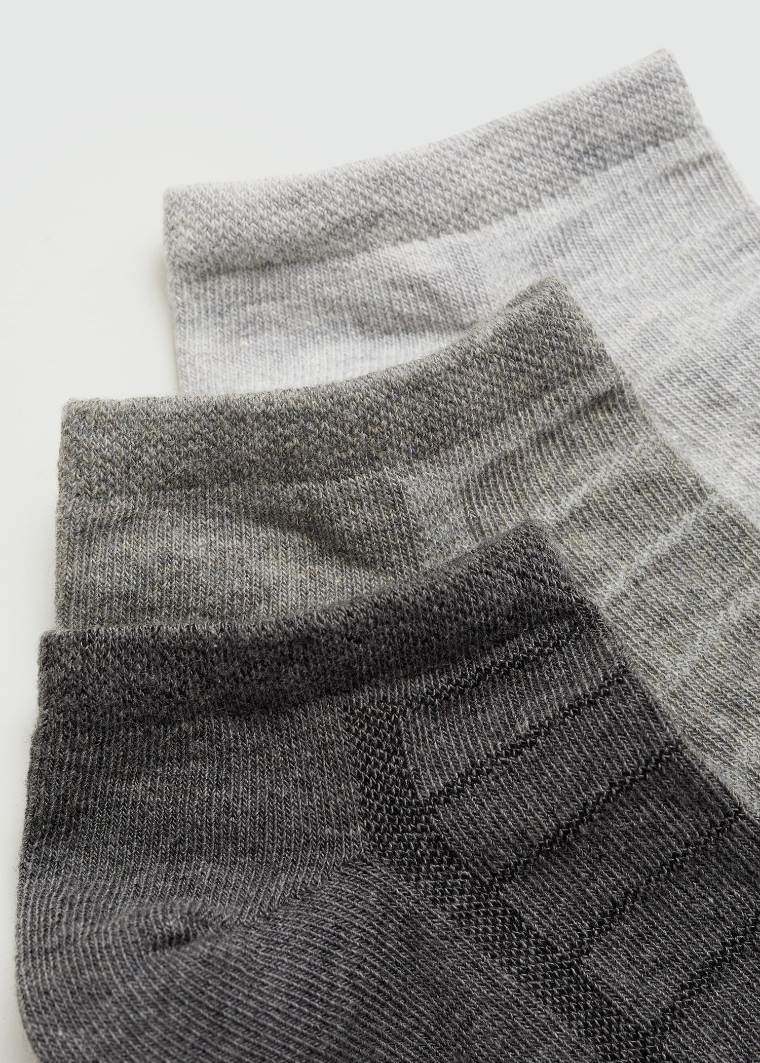 Pack of 3 plain cotton socks - Details of the article 8