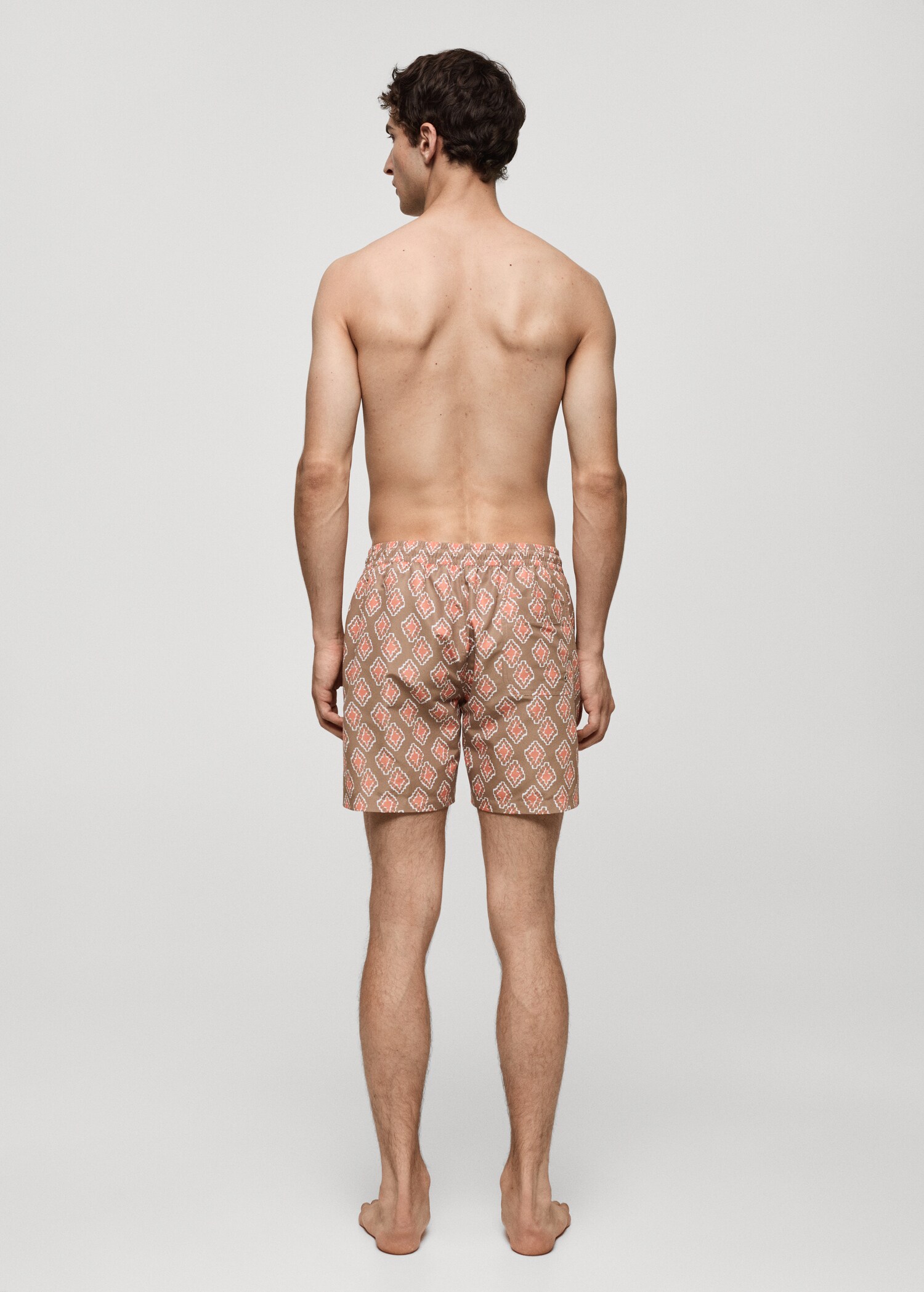 Bañador estampado geométrico - Reverso del artículo