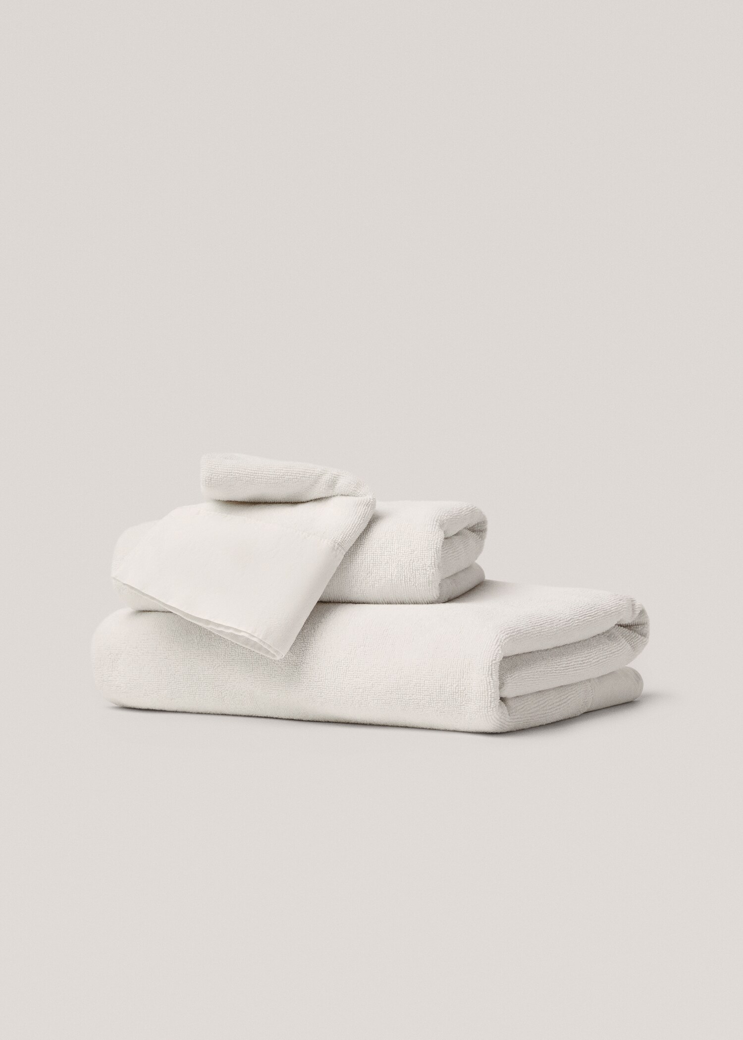 Face towel with cotton texture 30x50cm - Article without model