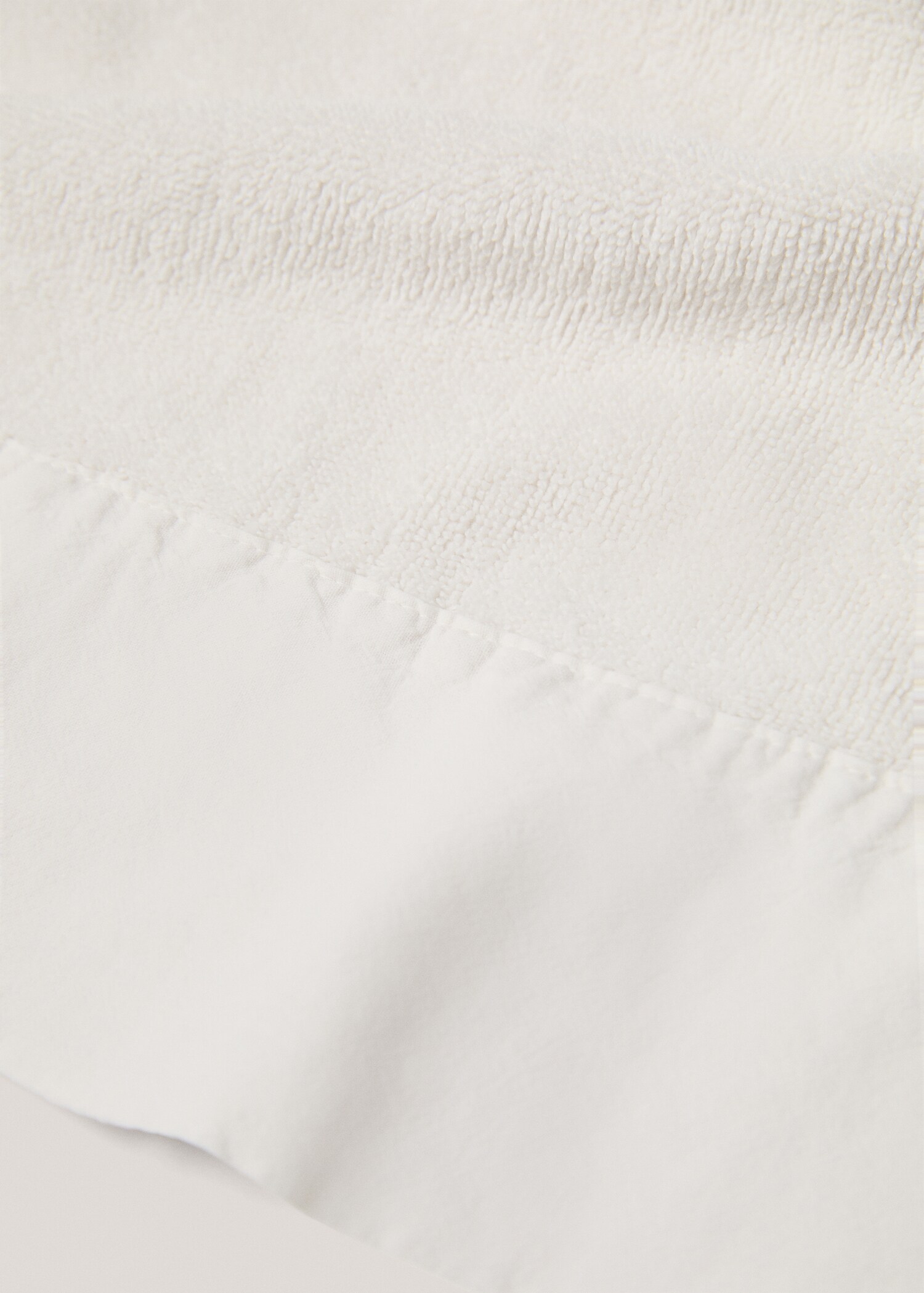 Face towel with cotton texture 30x50cm - Details of the article 1