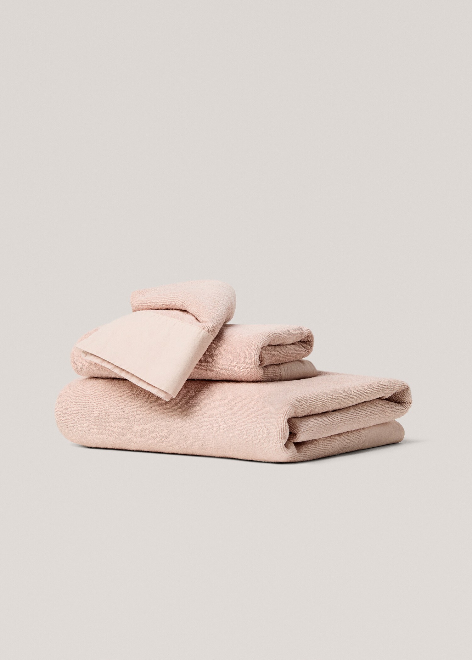 Face towel with cotton texture 30x50cm - Article without model