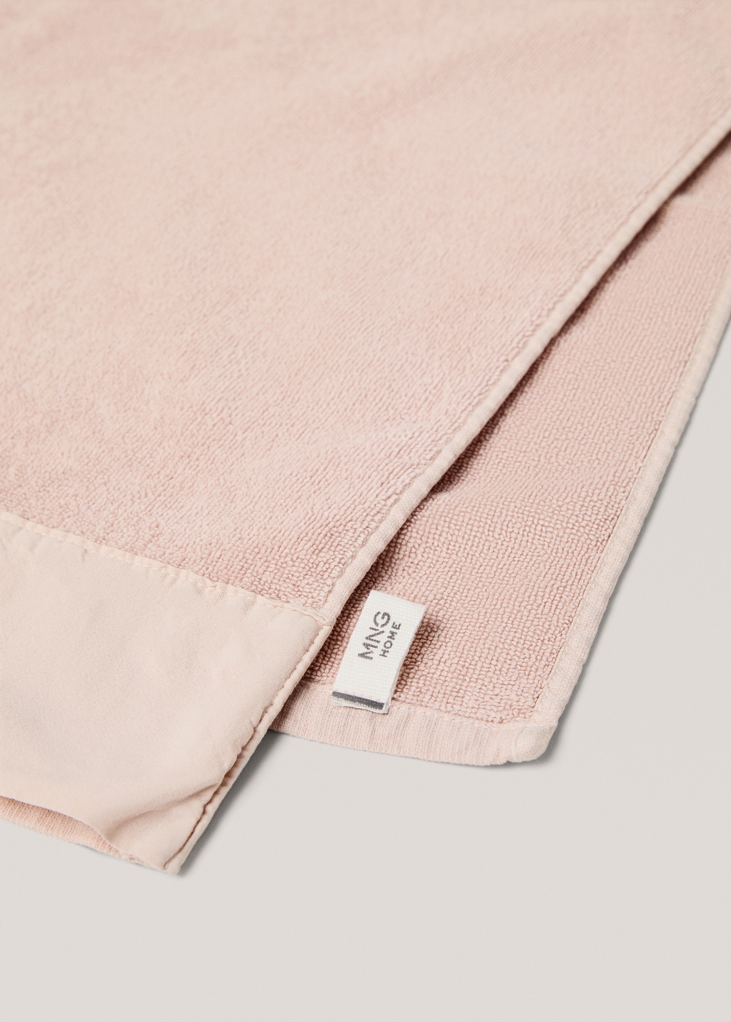 Face towel with cotton texture 30x50cm - Details of the article 2