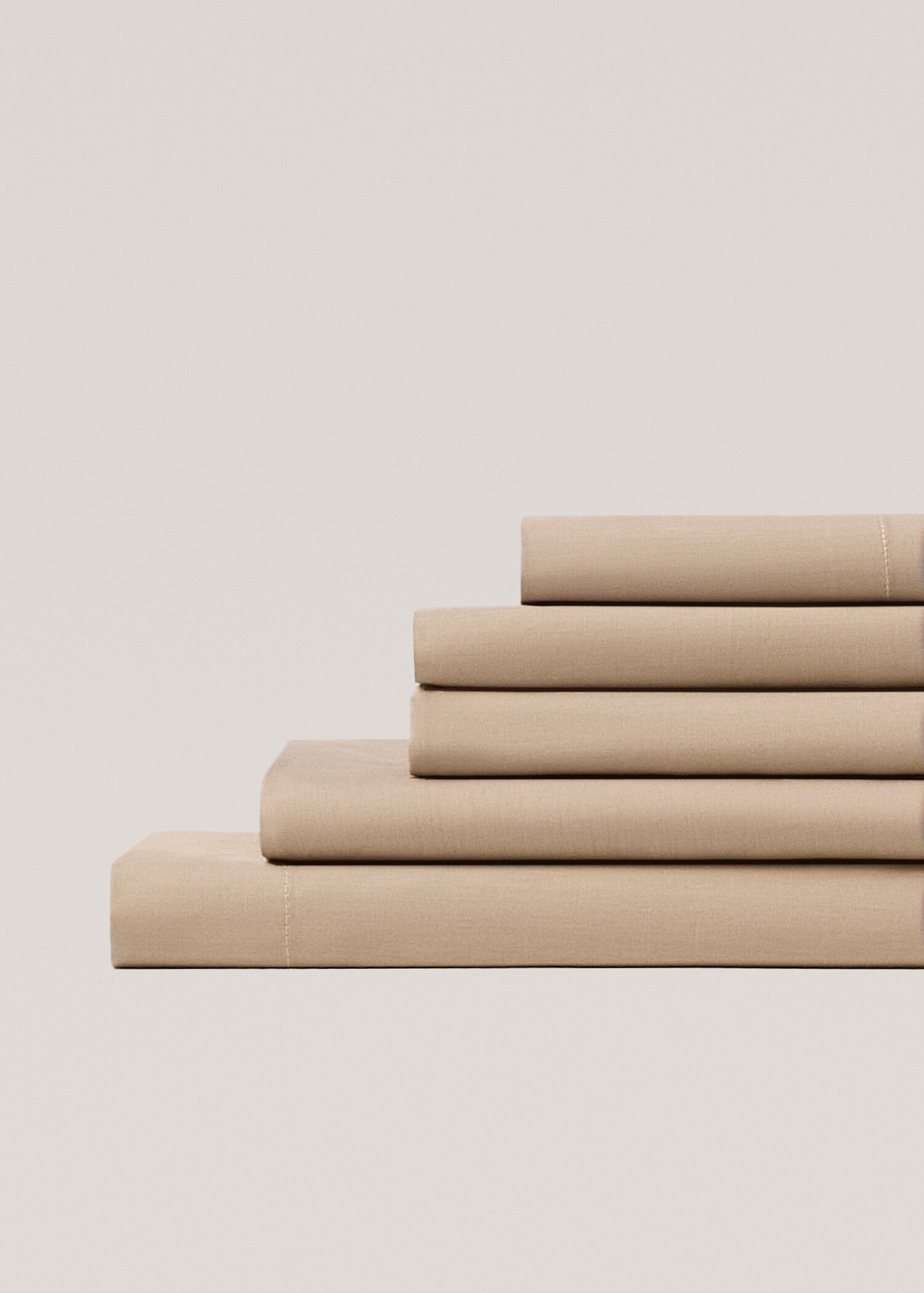 Drap-housse coton lit 160 cm - Plan moyen