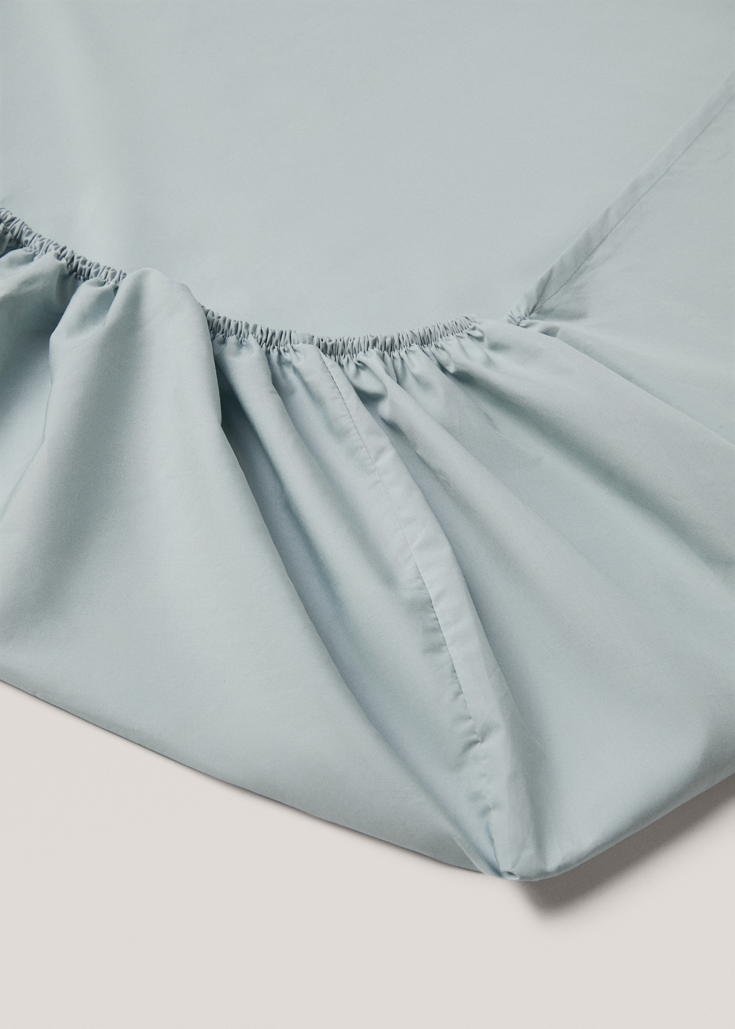 Sábana bajera algodón percal 300 hilos cama 150cm - Detalle del artículo 1