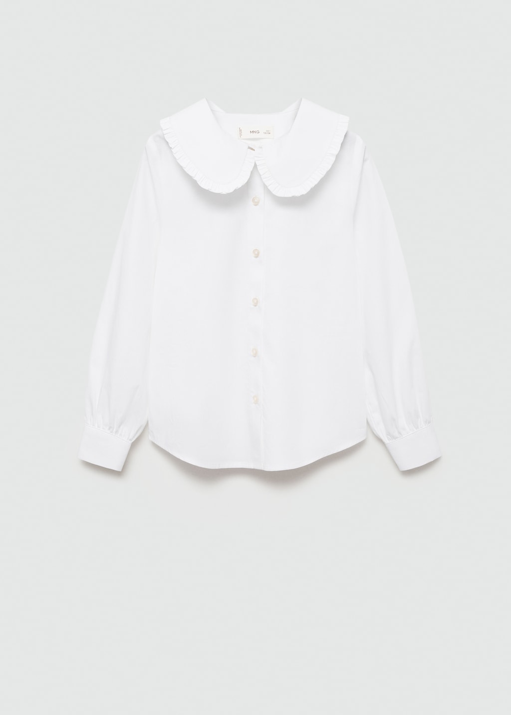 Baby-collar openwork shirt - Kids | MANGO USA Baby-collar openwork shirt - Kids | MANGO USA
