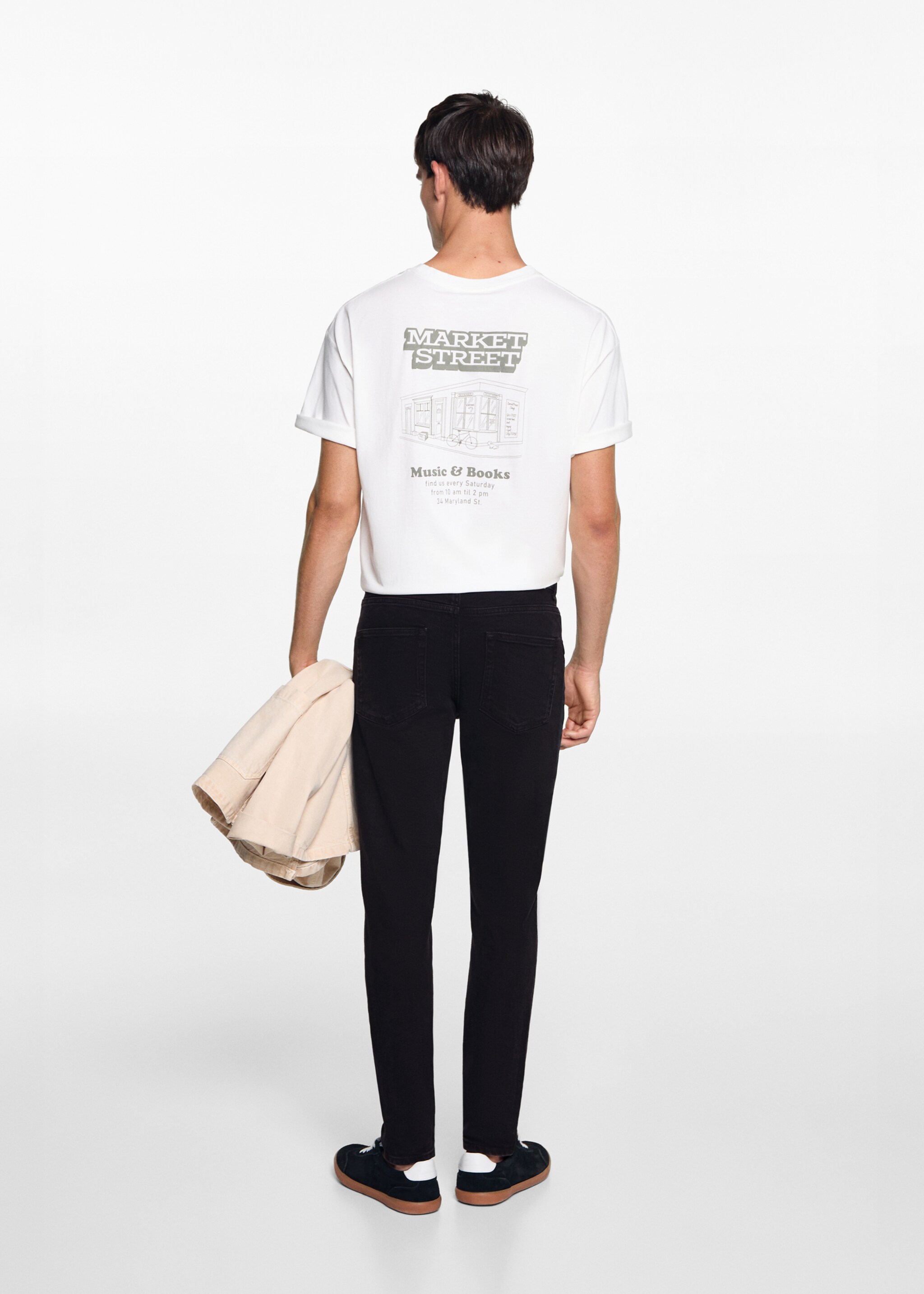 Slim-fit jeans - Reverse of the article